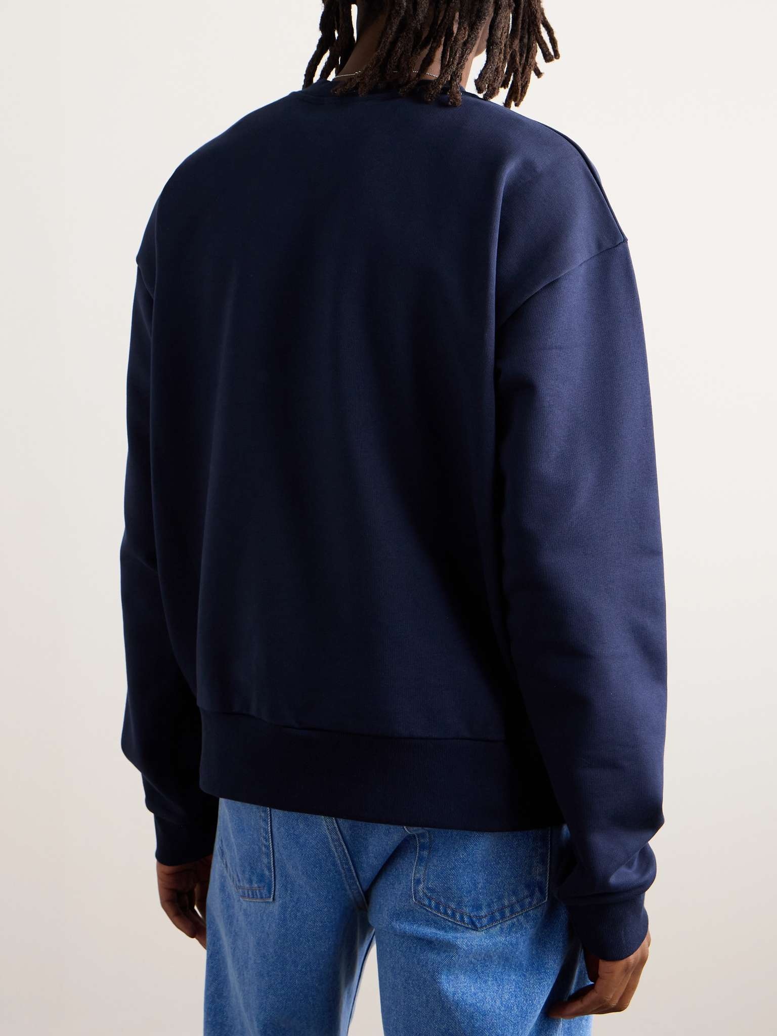 Logo-Print Cotton-Jersey Sweatshirt - 3