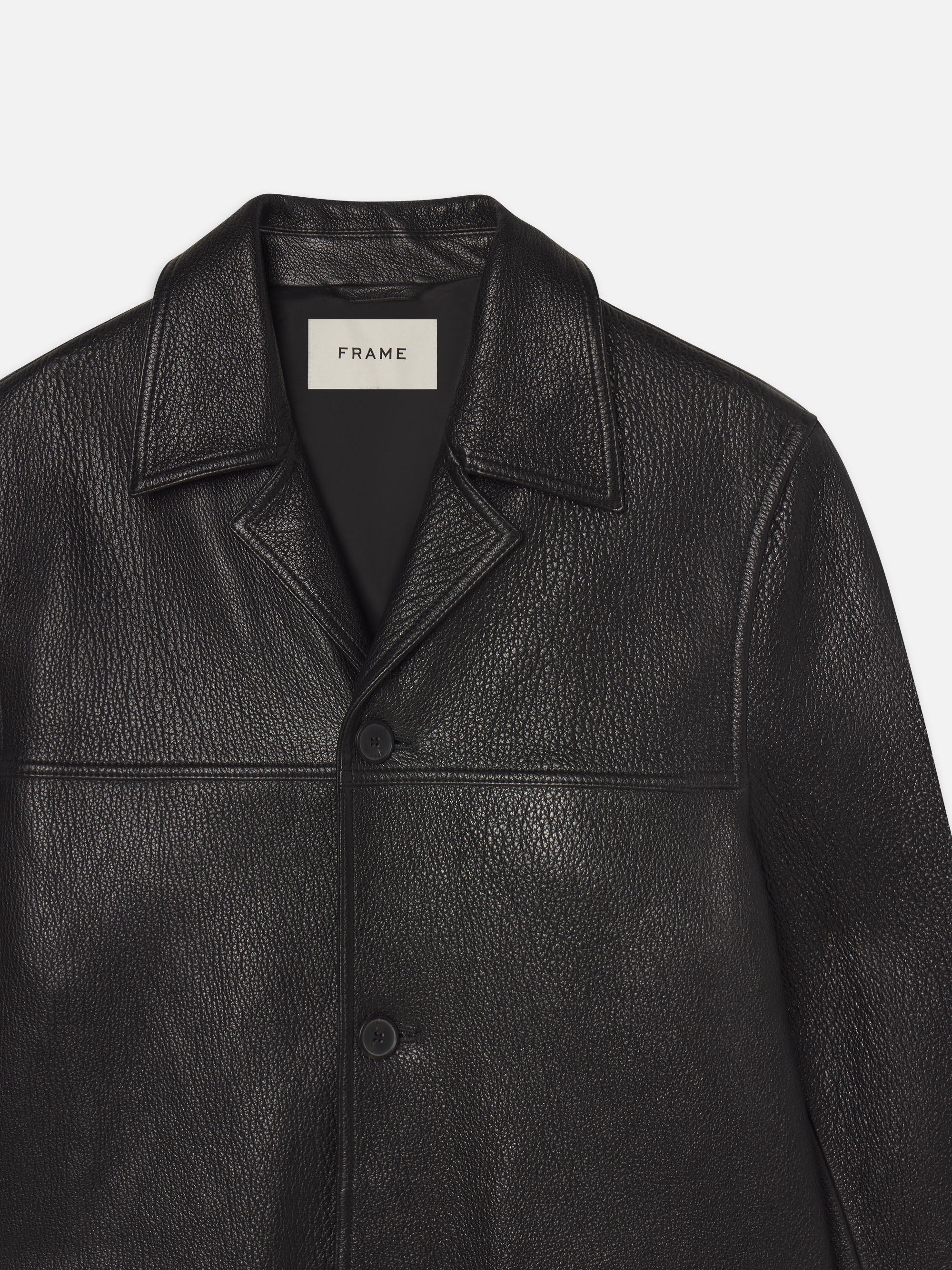 Leather Jacket in Black - 3