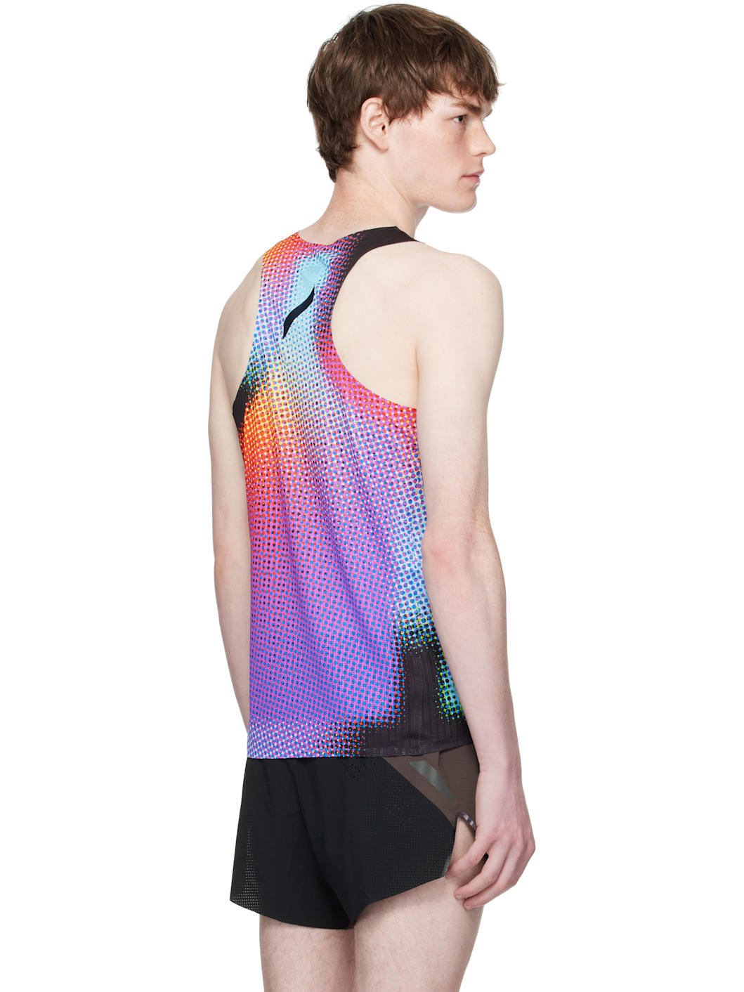 Multicolor Lightweight SPACE3D Race Tank Top - 3