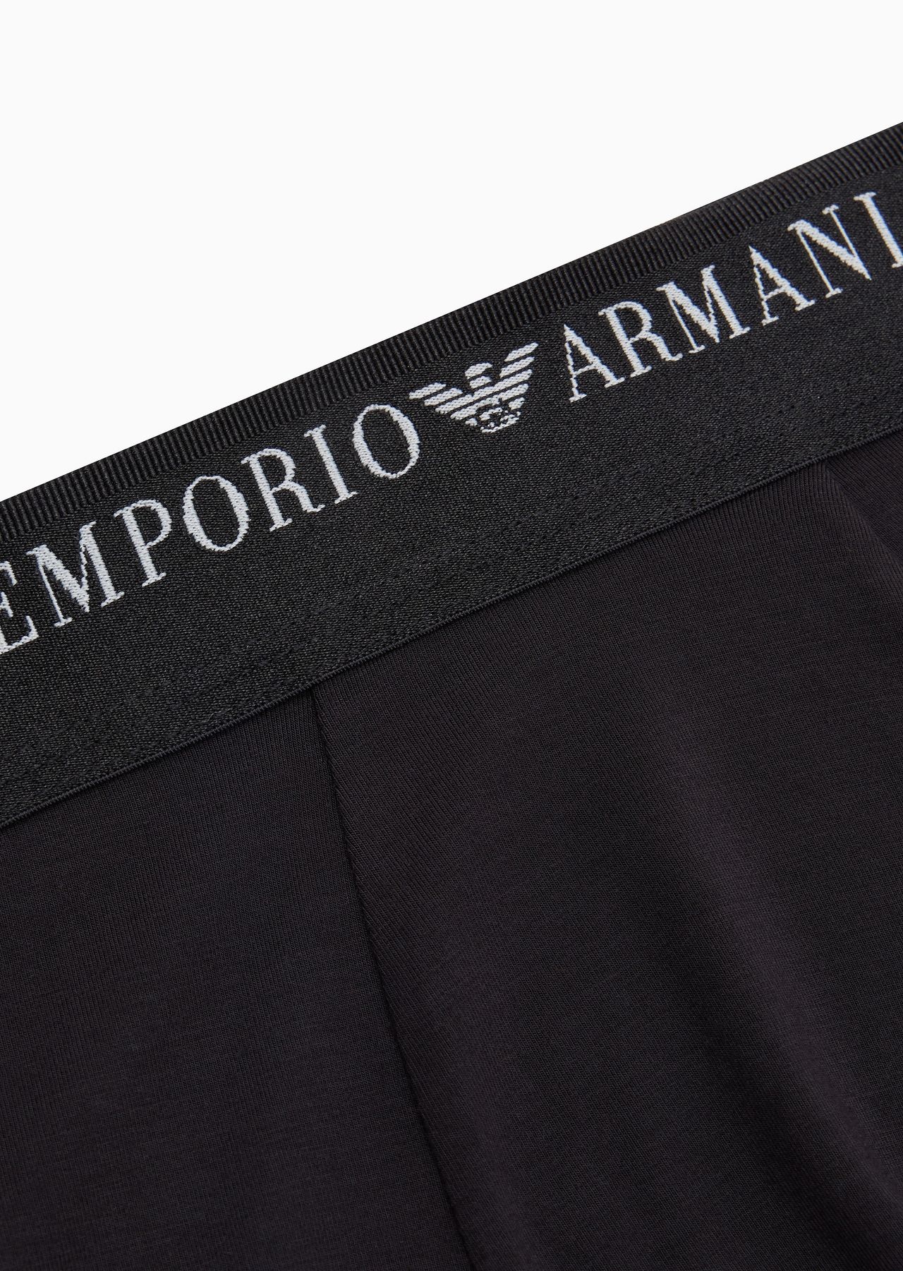 Soft modal boxer briefs with logo waist - 4