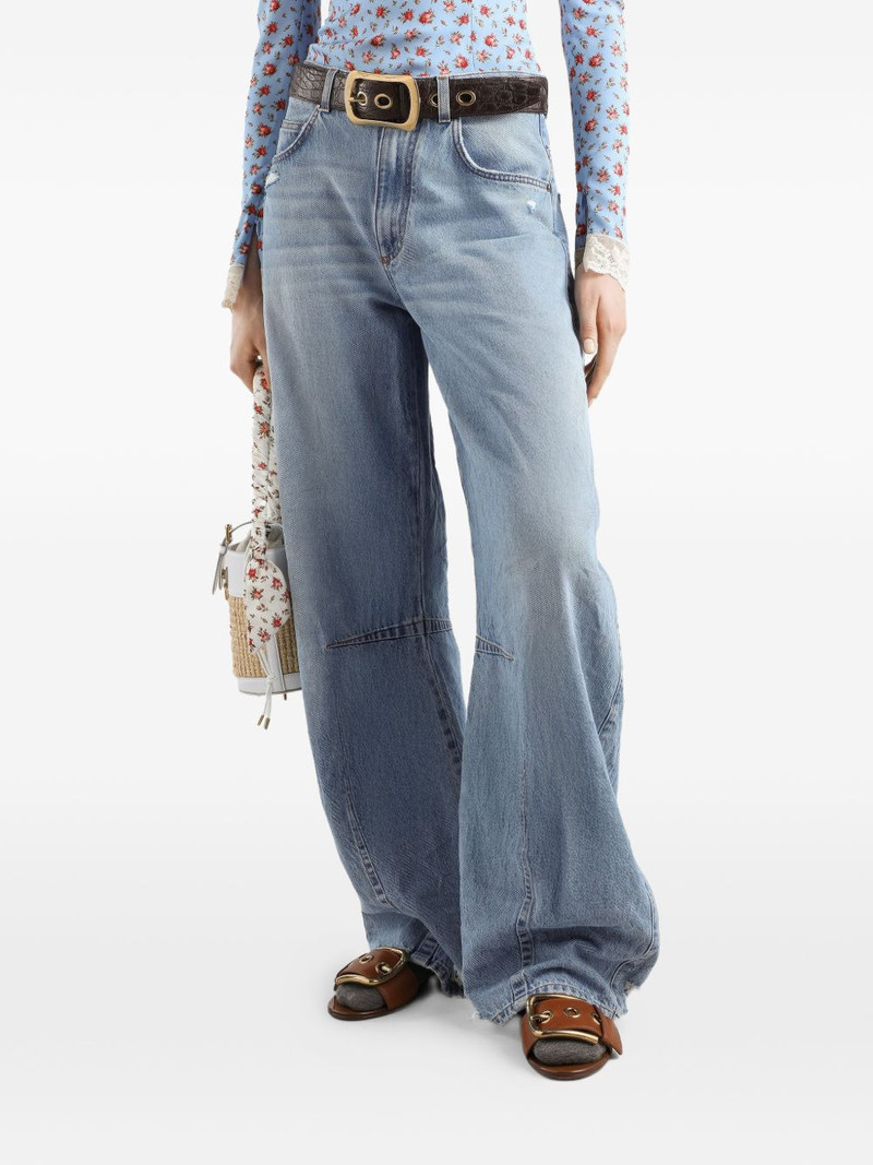 panel distressed jeans 4