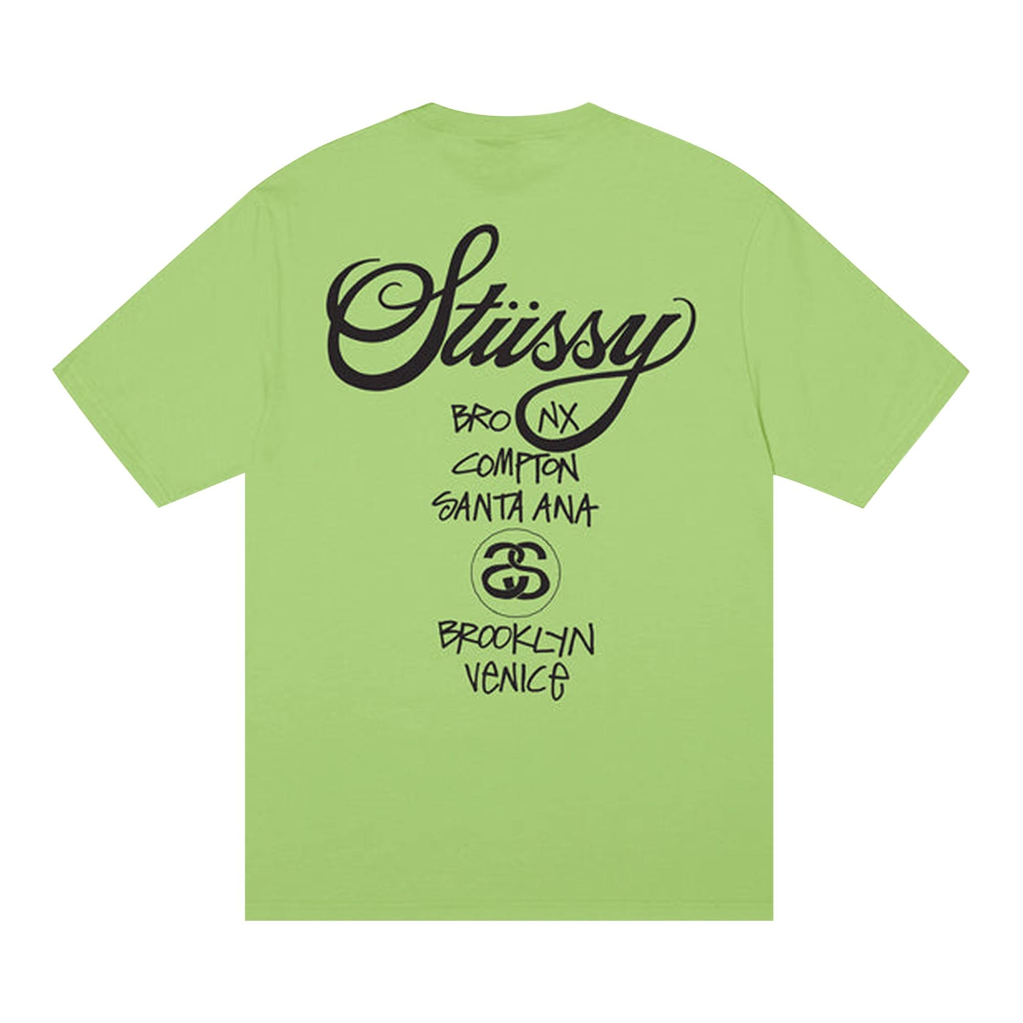 ★関税込★Stussy★Stussy World Tour T-Shirt★Tea Stüssy Stussy World Tour Tee 'Tea' | REVERSIBLE