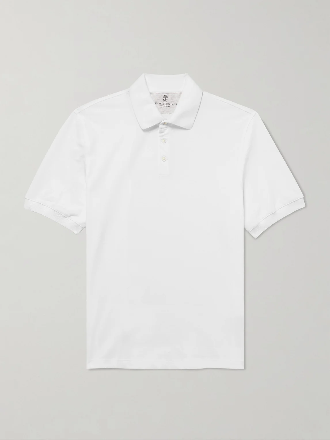 Slim-Fit Cotton-Piqué Polo Shirt - 1