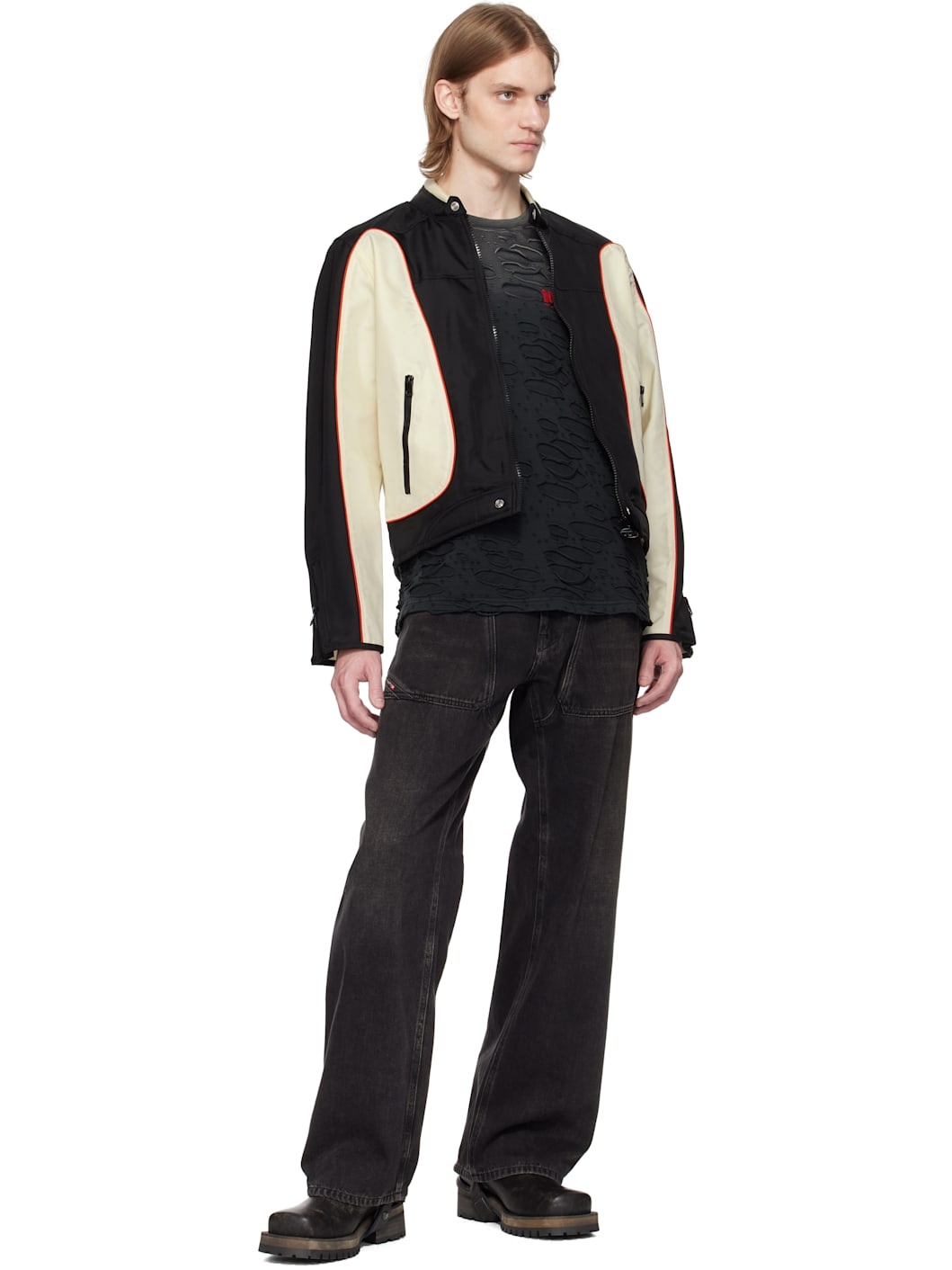 Off-White & Black J-Blink-A Jacket - 4