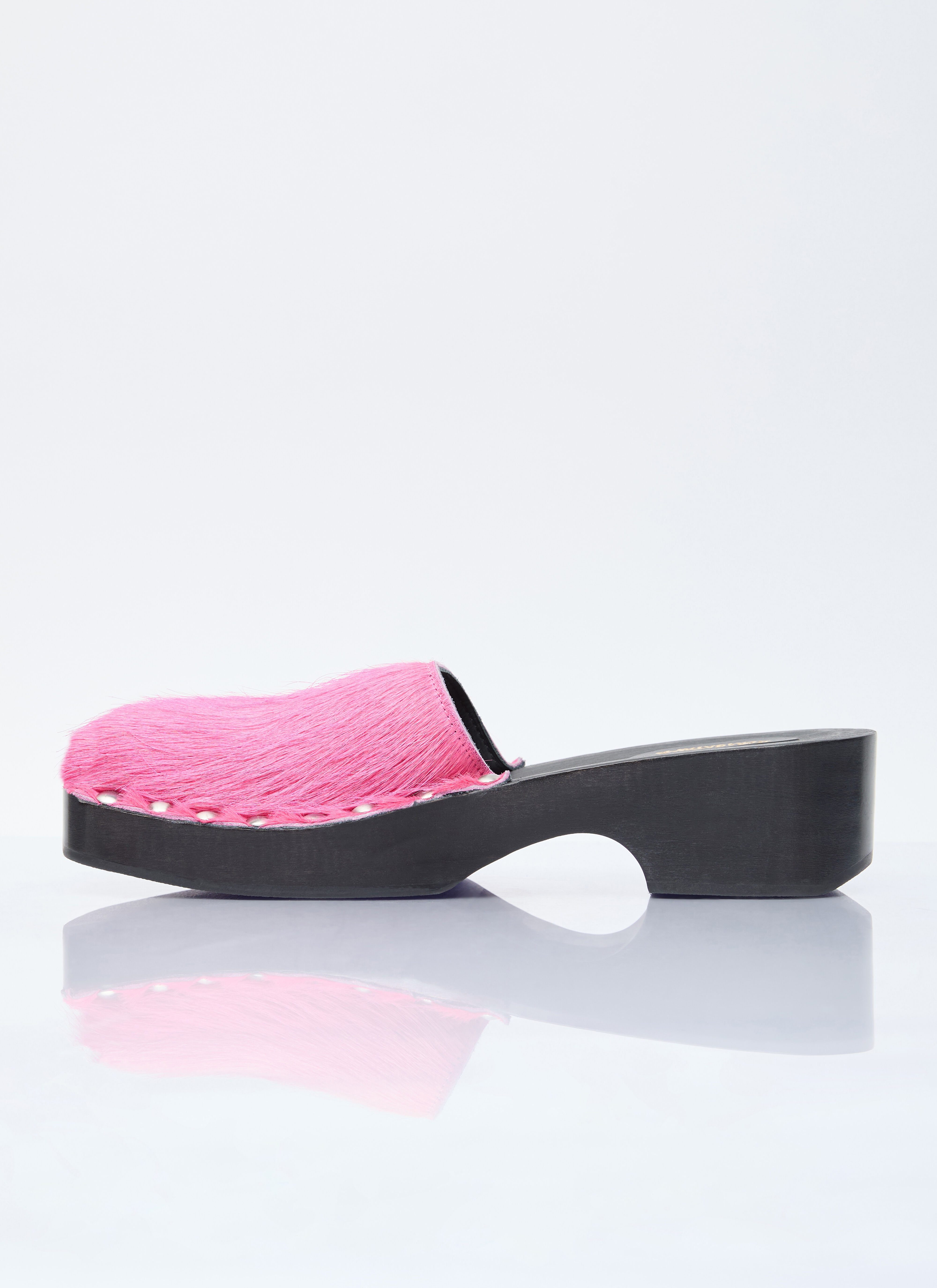 Hairy Wood Clogs - 4