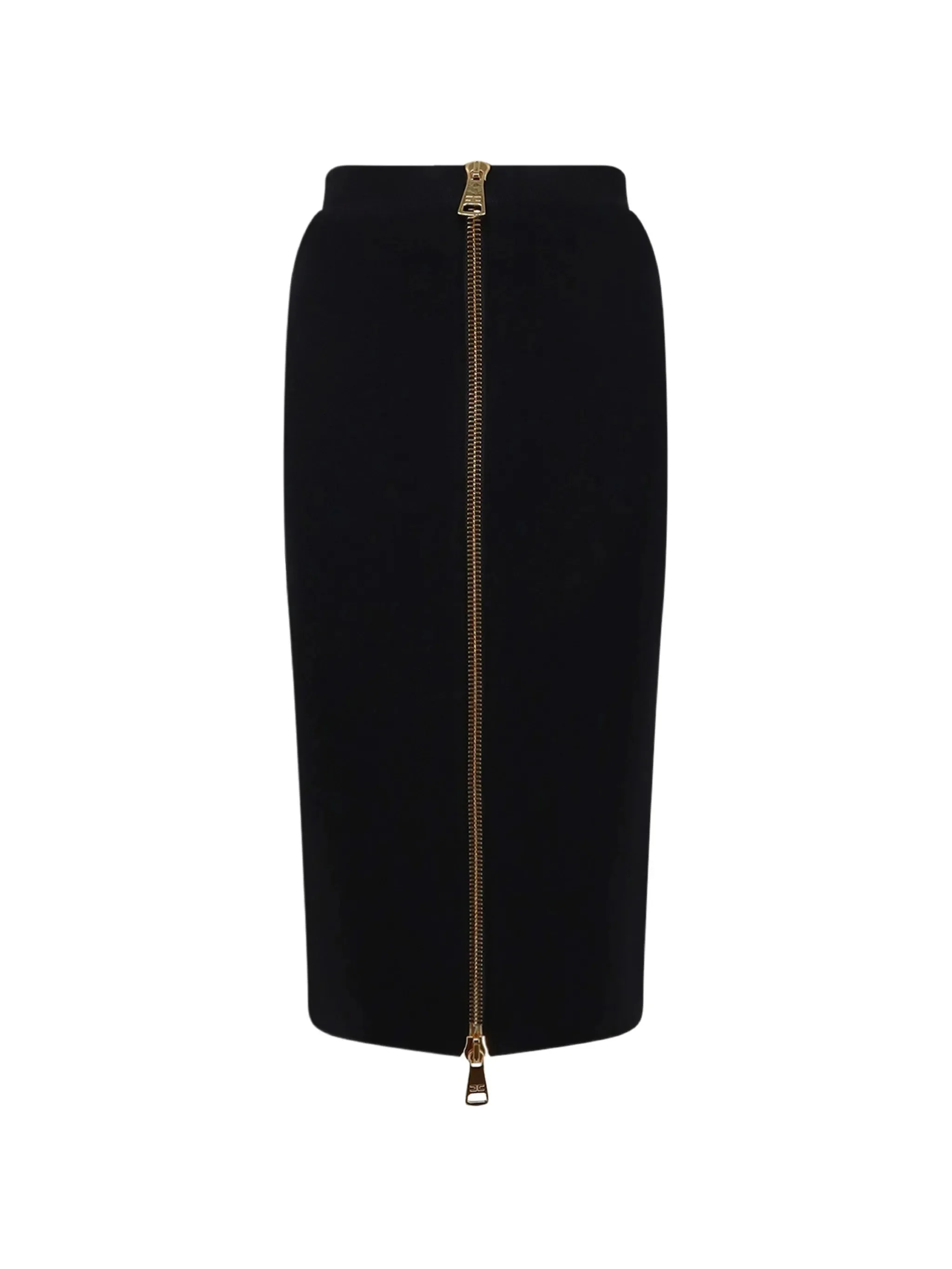 Elisabetta Franchi Midi Two-way-zip Skirt - 1