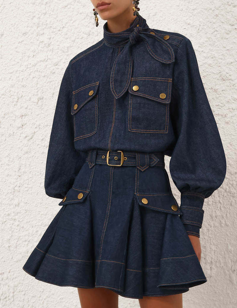 Zimmermann DENIM CARGO BLOUSE outlook