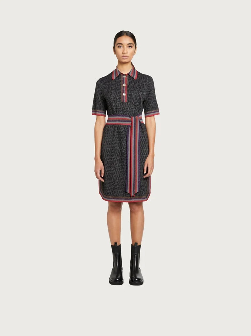 GANCIO S JACQUARD DRESS 4