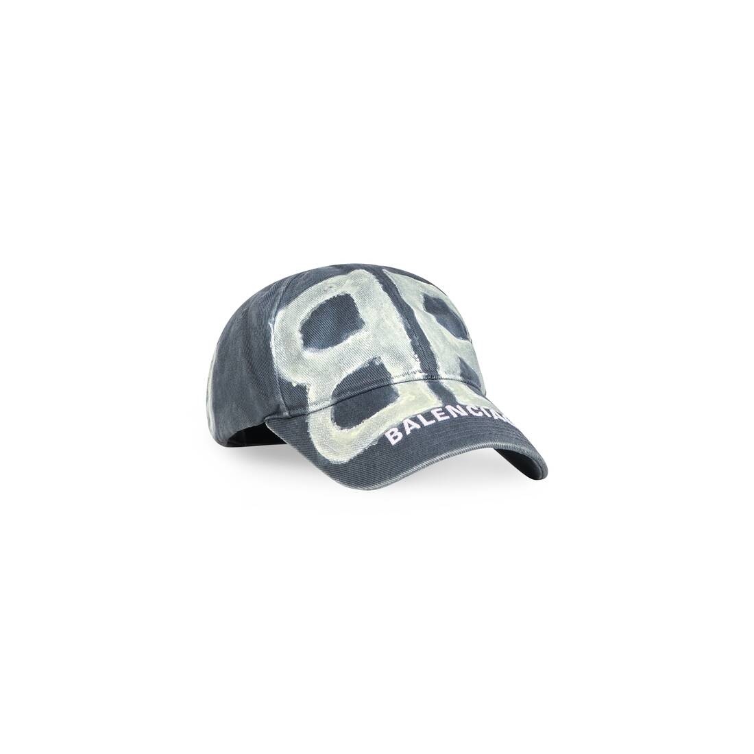 Bb Sprayed Cap in Grey - 2