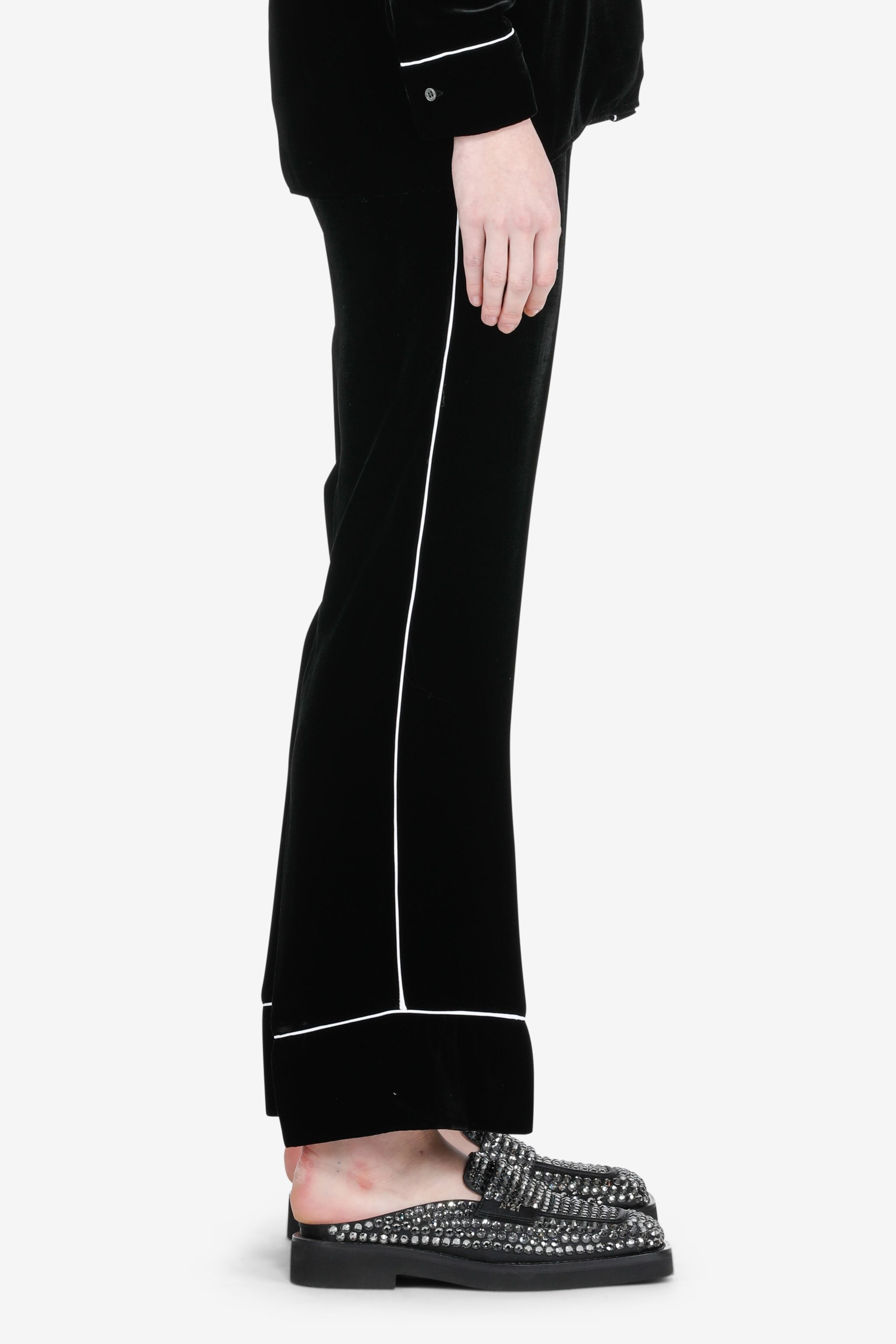 PIPED STRAIGHT-LEG TROUSERS - 3