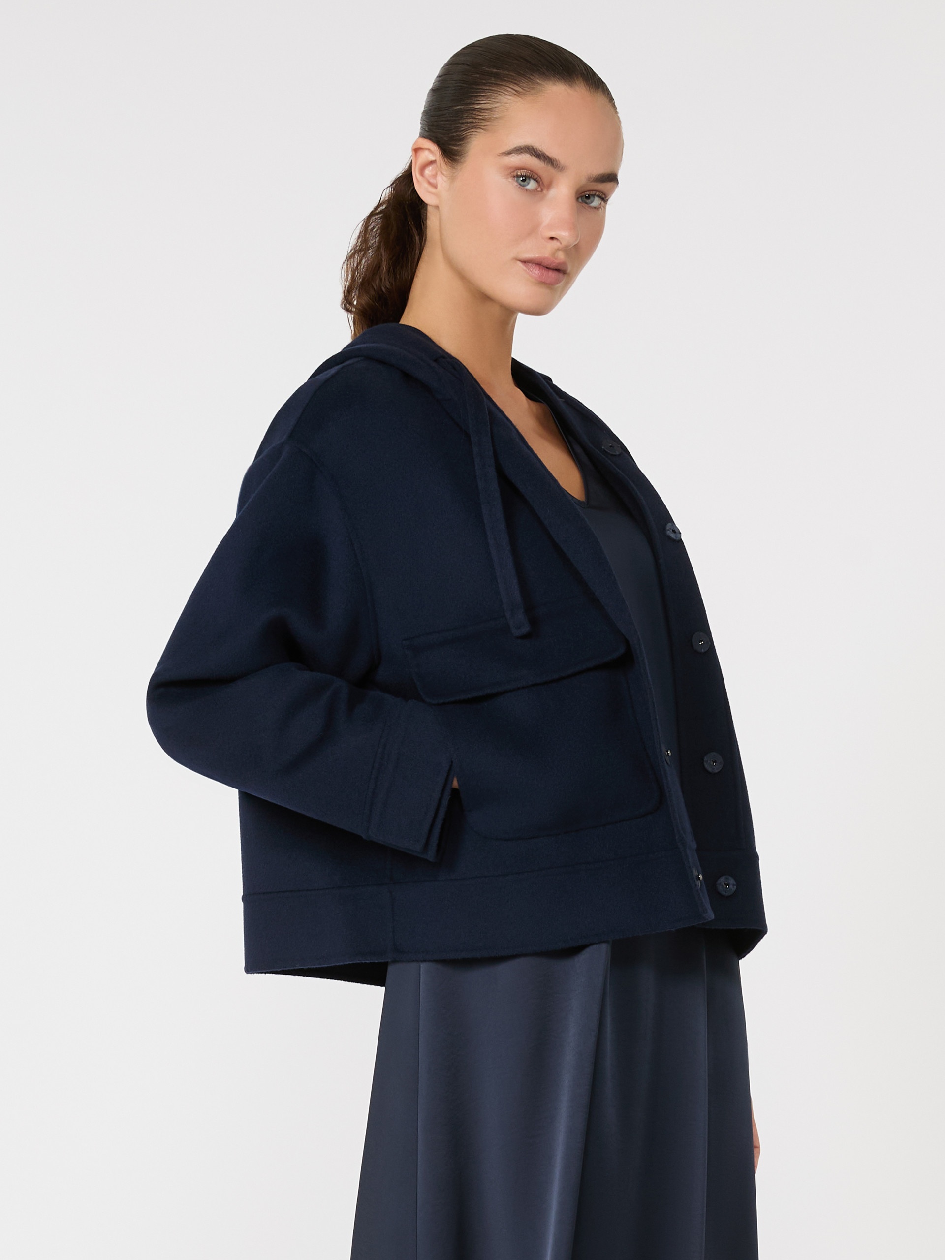 WEEKEND Max Mara GARY Hooded wool jacket | maxmara | REVERSIBLE