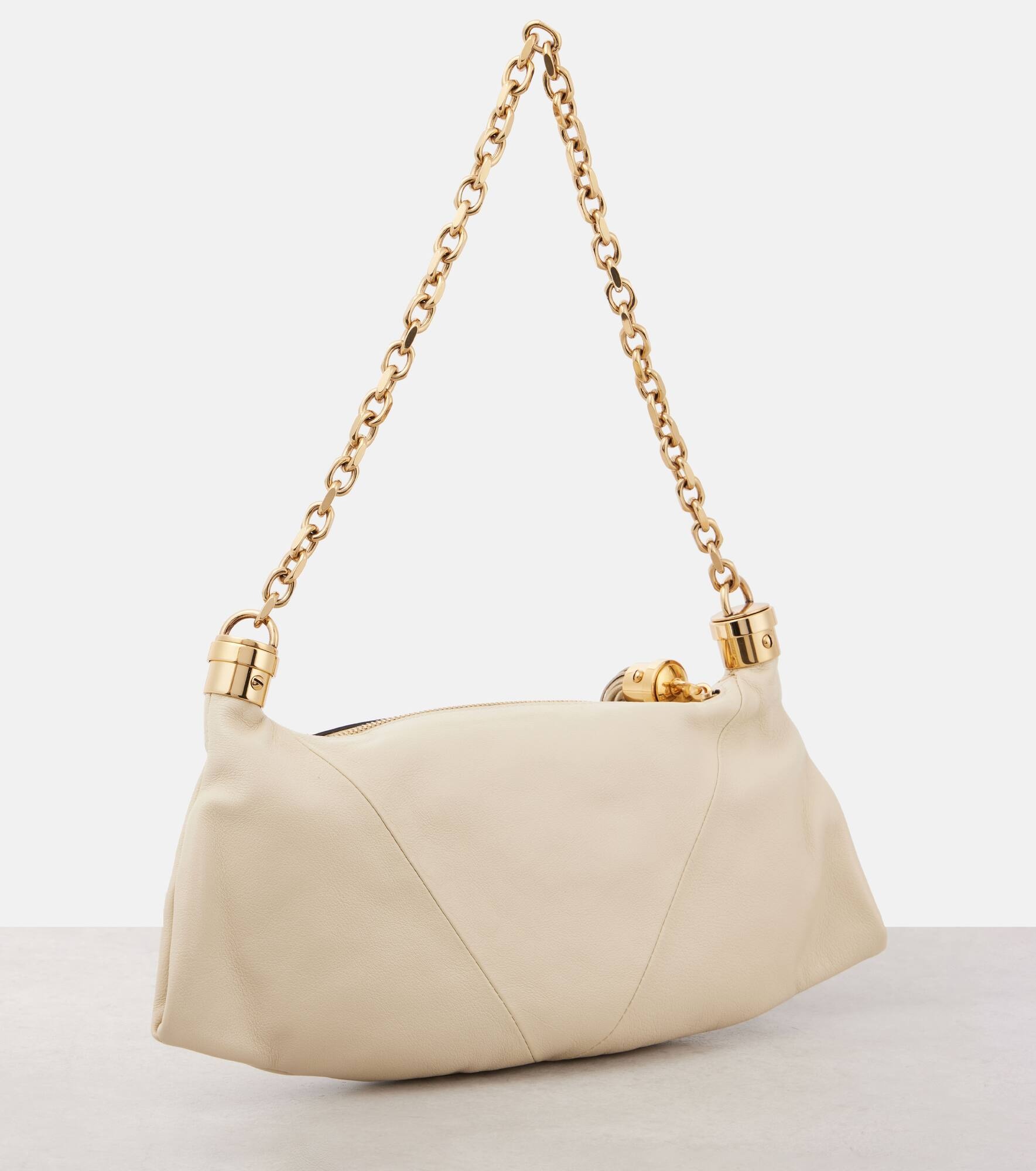 Foulard Small leather shoulder bag - 4