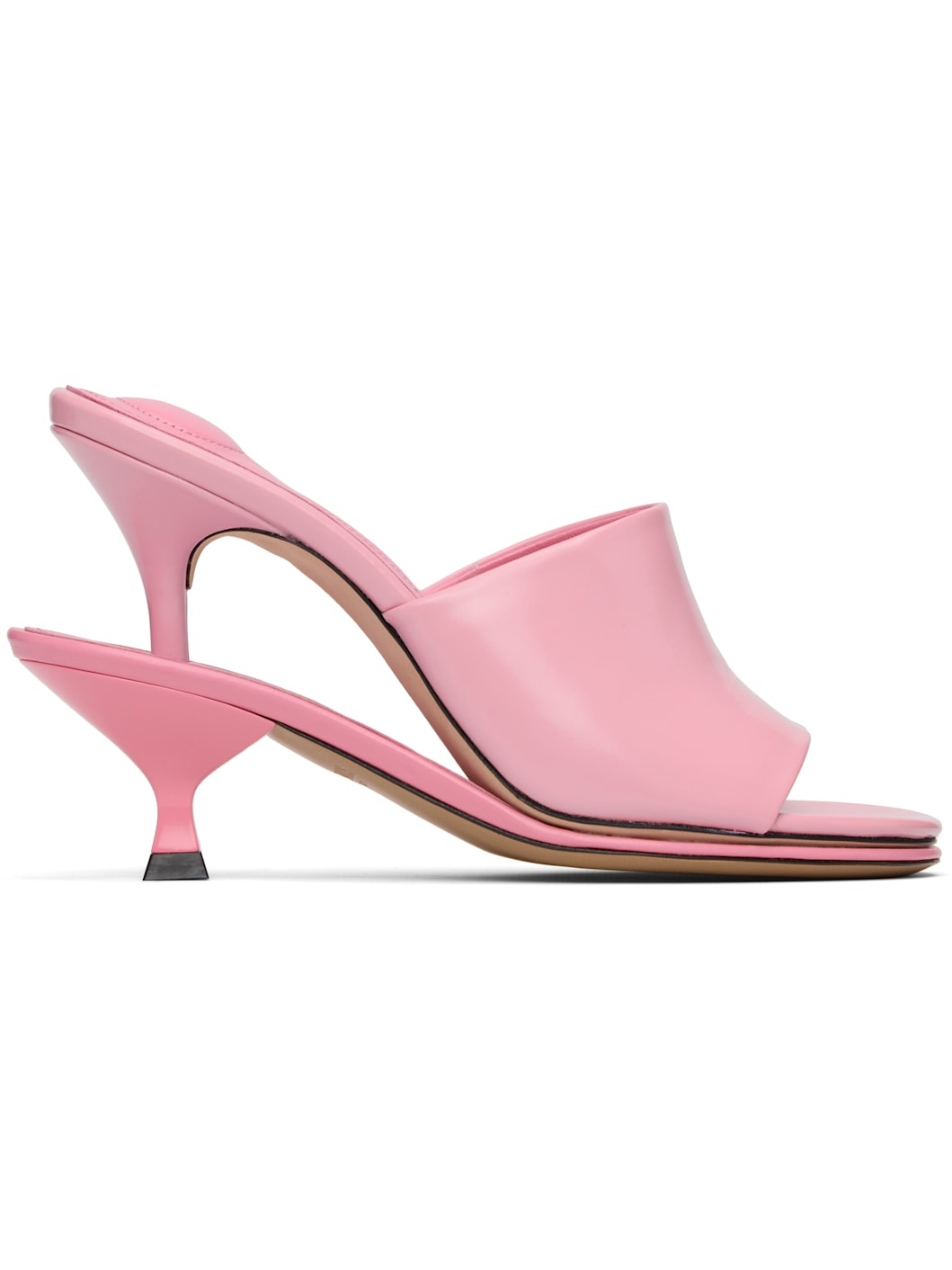Pink 'The double mules' Heeled Sandals - 1