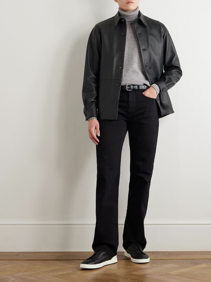 THOM SWEENEY Cashmere Rollneck Sweater Gray outlook