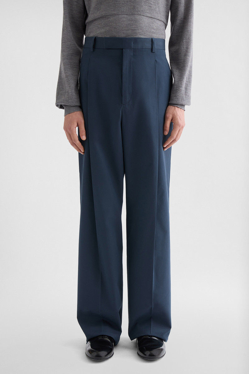 Cotton Blend Poplin Trousers 3