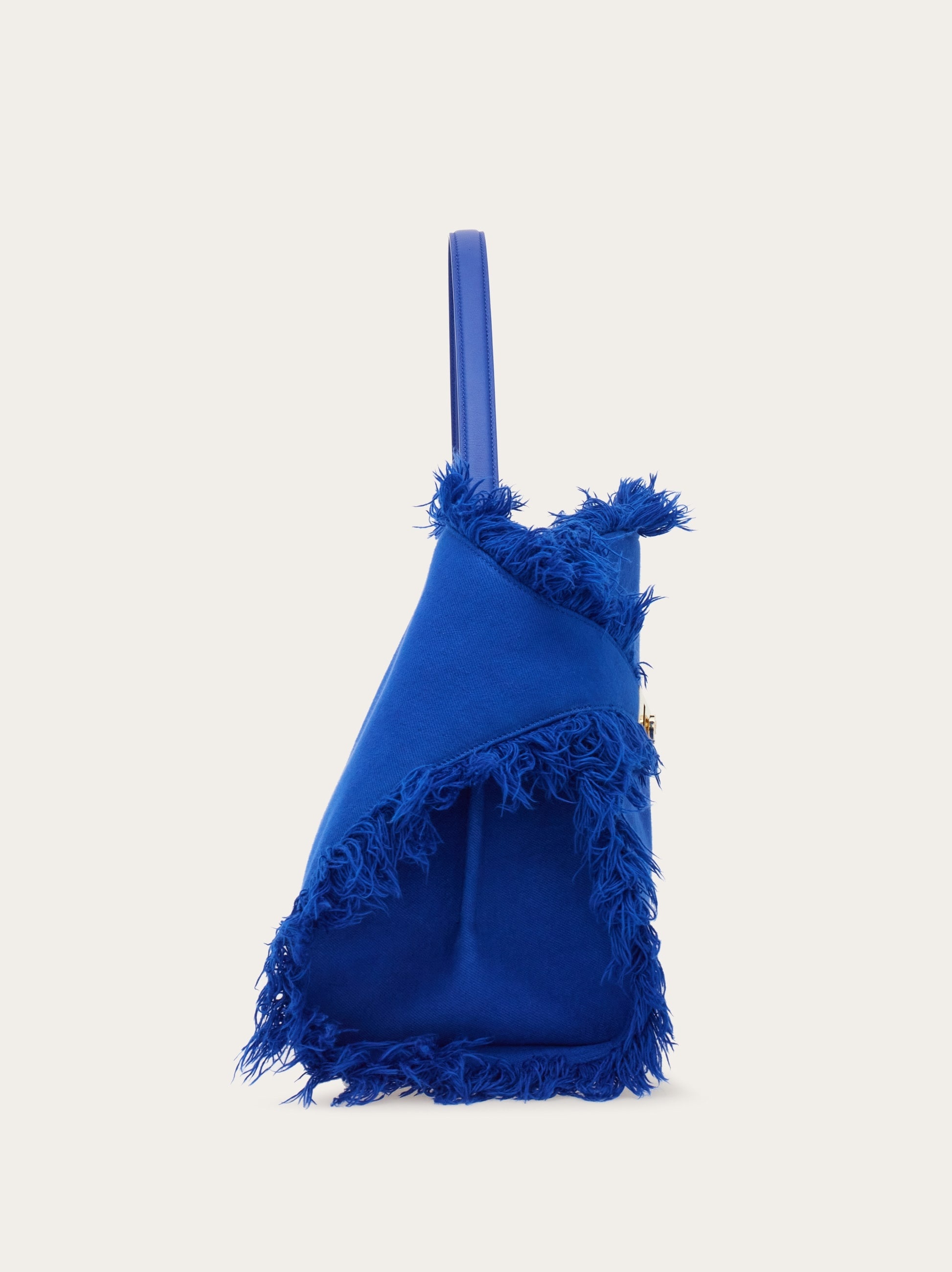 Fringed Hug Soft shoulder bag (L) - 4