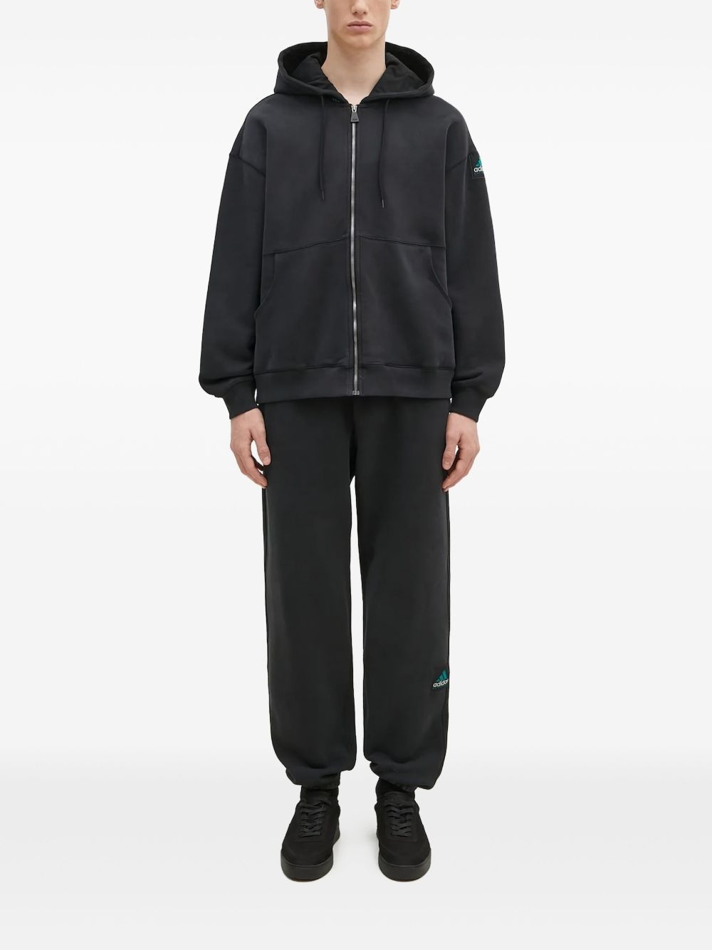 stretch-cotton track pants - 2