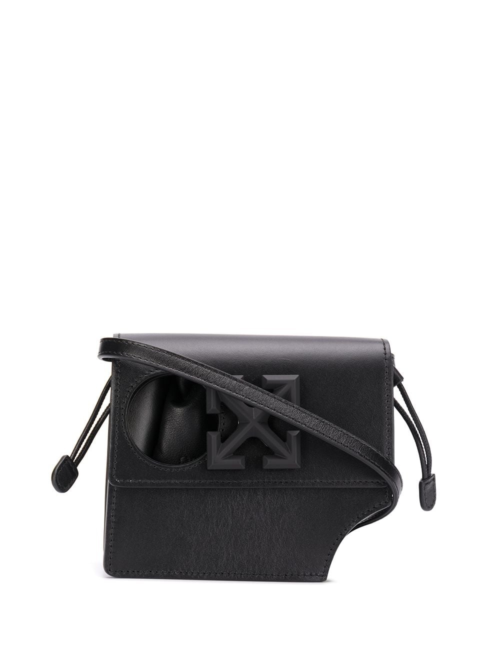 Arrows-motif cut-out shoulder bag - 1