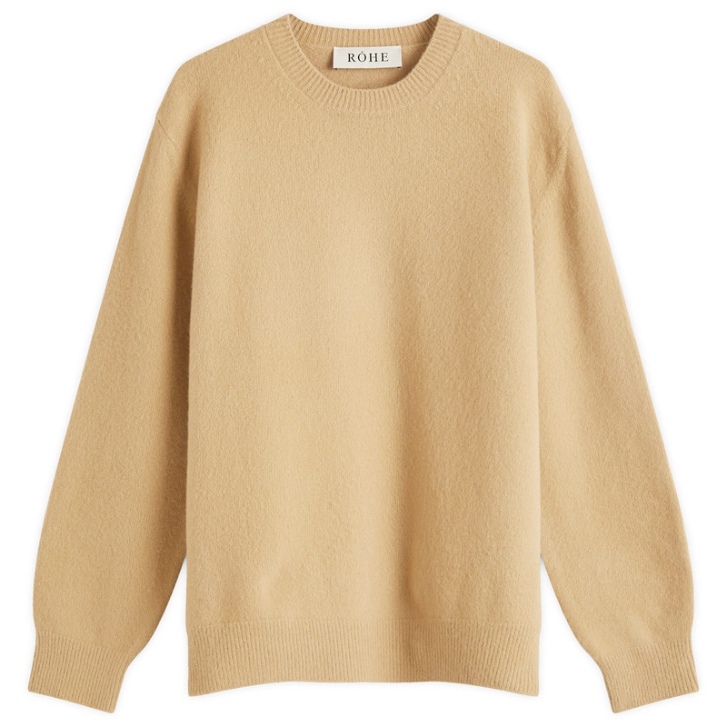 Róhe Relaxed Boiled Wool Crew Neck Jumper - 1