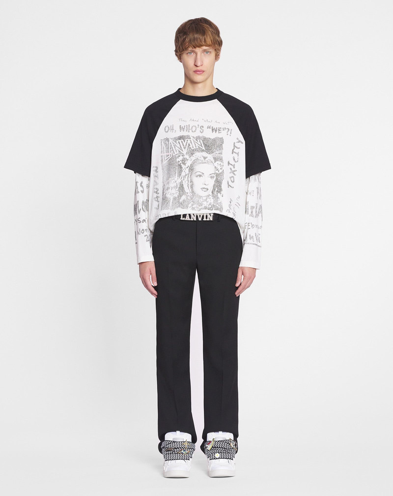 Lanvin LANVIN X FUTURE LONG-SLEEVED PRINT T-SHIRT outlook