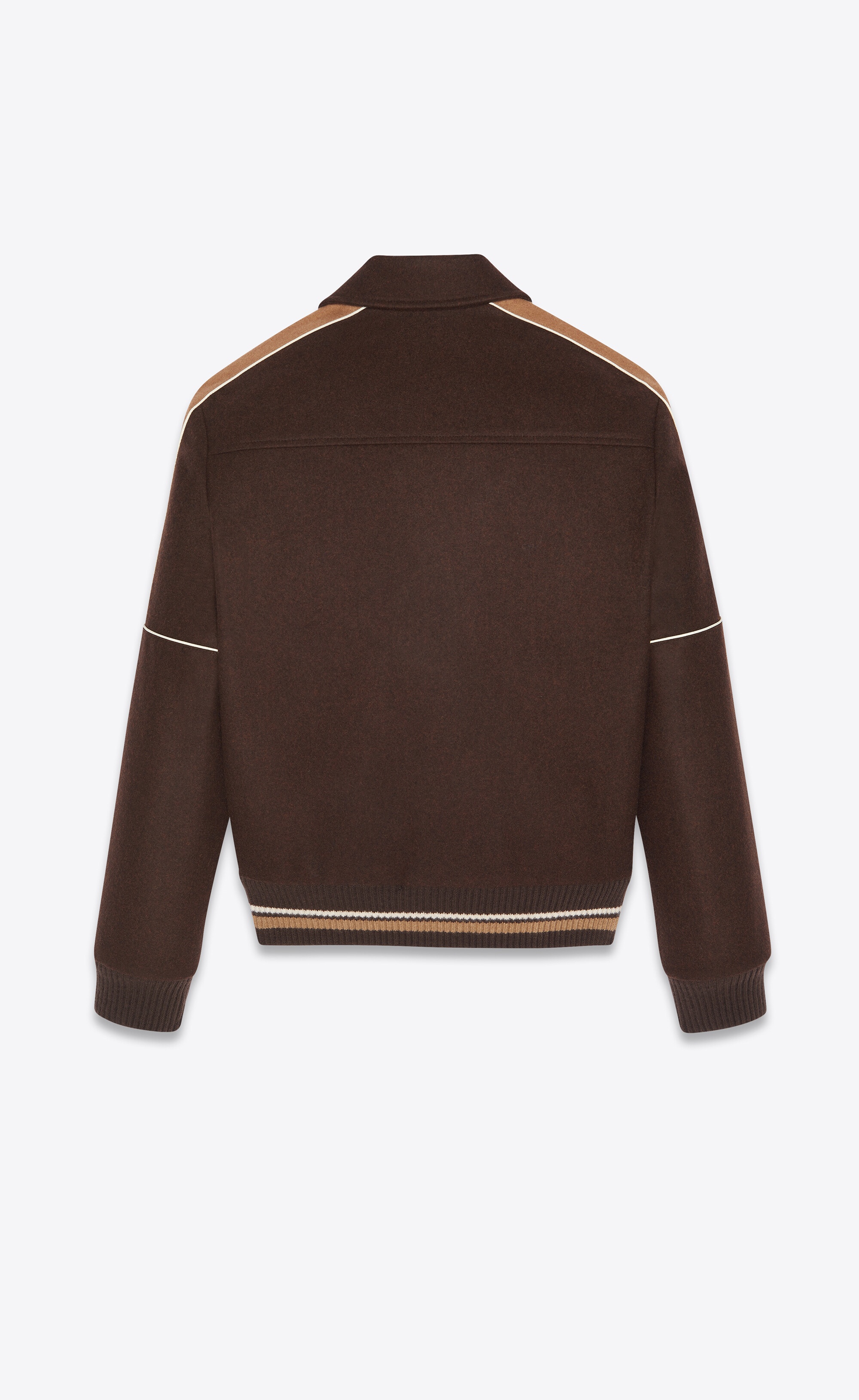 teddy jacket in wool felt - 2