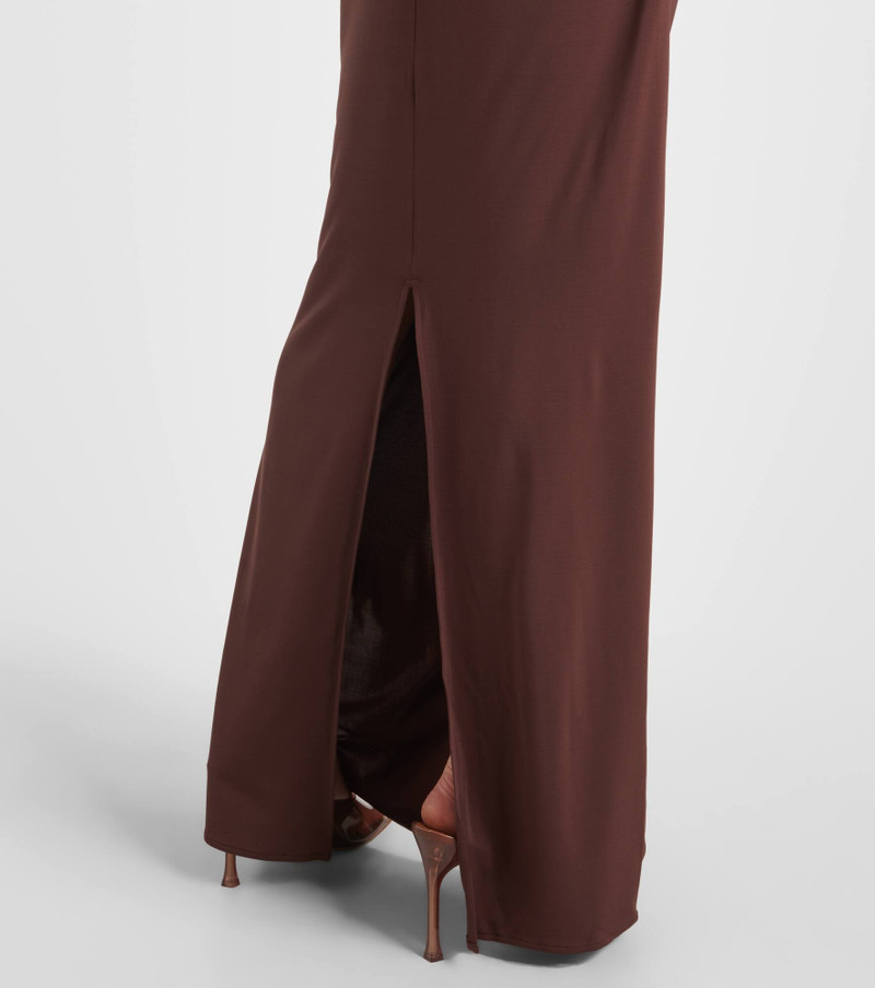 Sequined draped gown 5