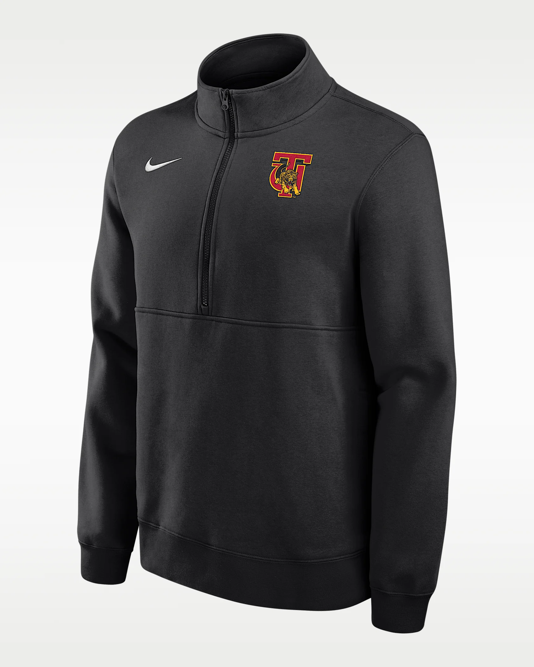Nike College Club (Tuskegee University Tigers) Men's Fleece Half-Zip Top - 1