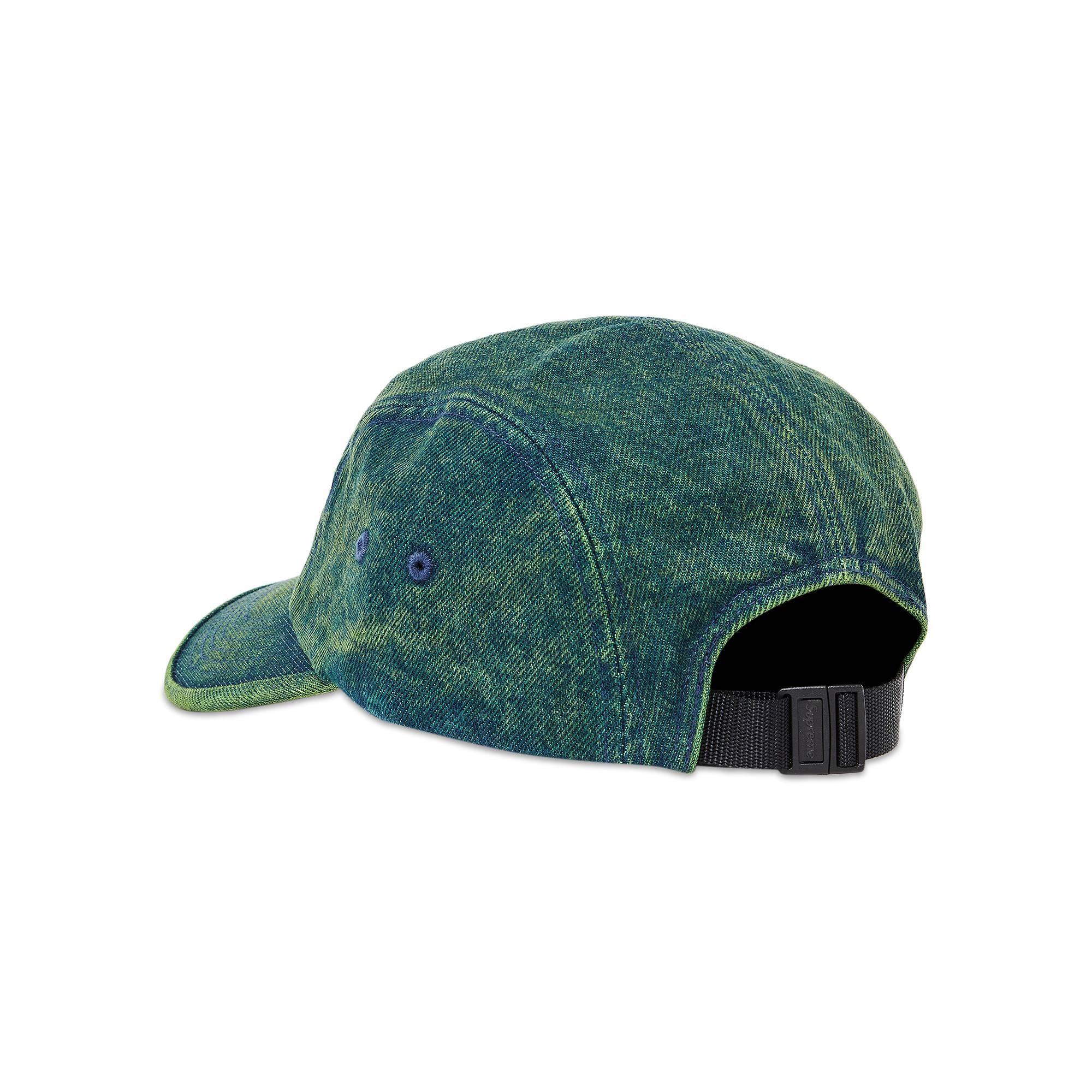 Supreme Denim Camp Cap 'Overdyed Green' - 3