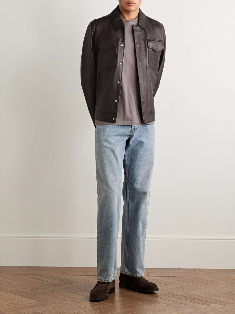 Yves Salomon Leather Blouson Jacket outlook