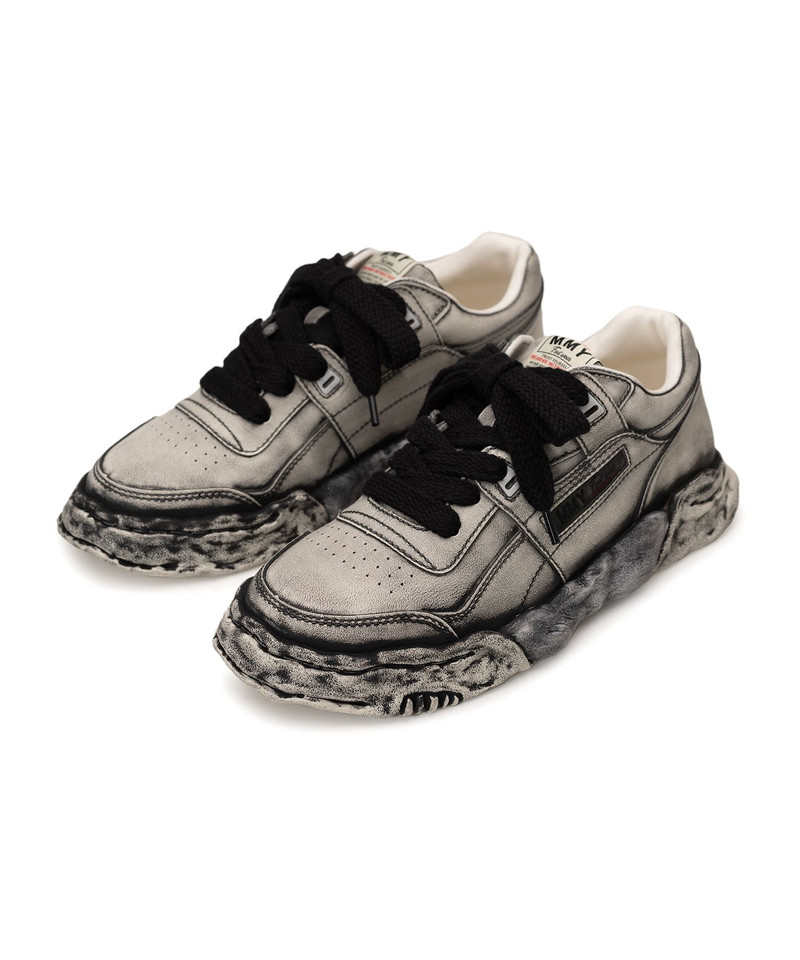 "PARKER" OG Sole Faded Effect Leather Low-top Sneaker 13