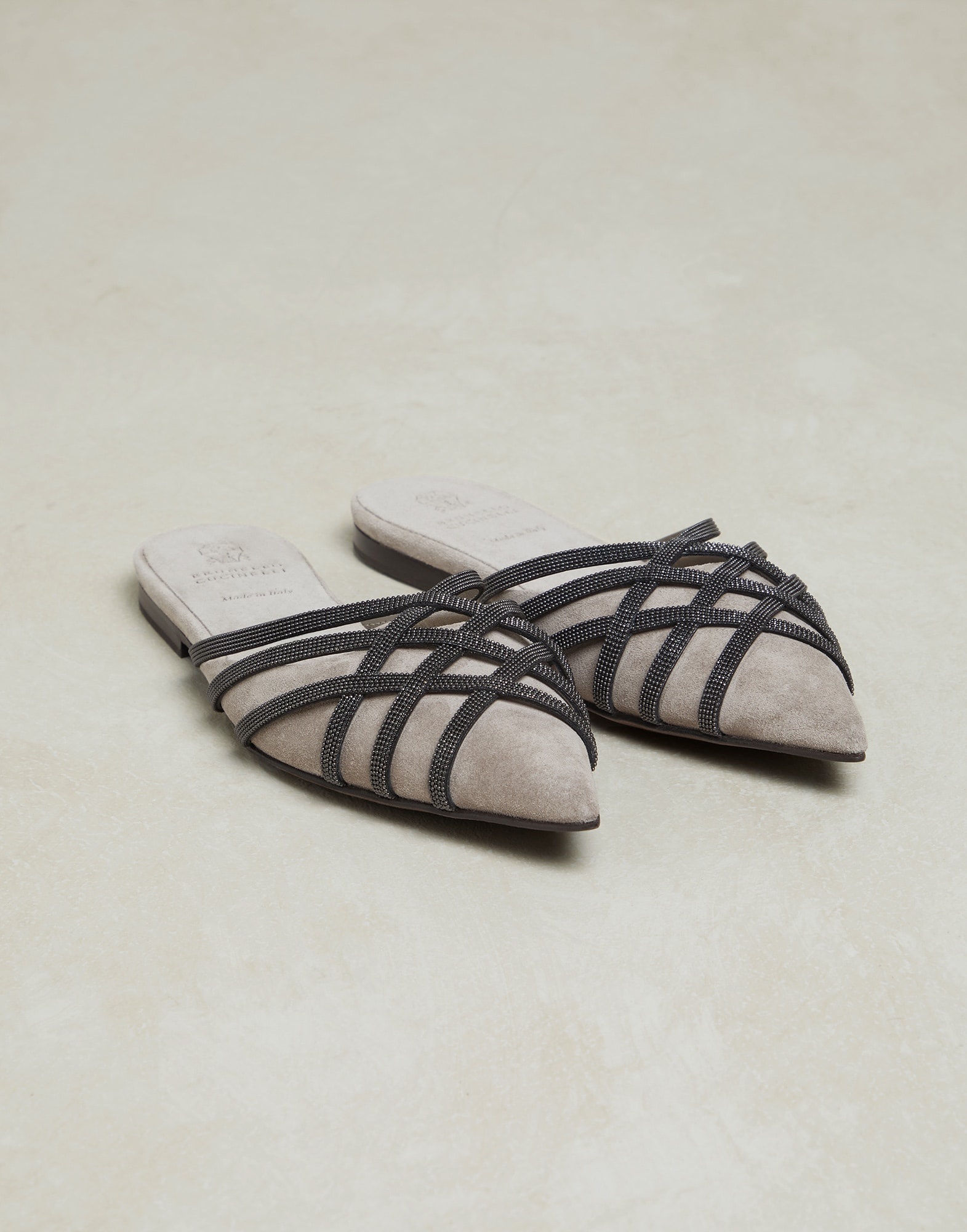 Precious Net flats in suede - 2