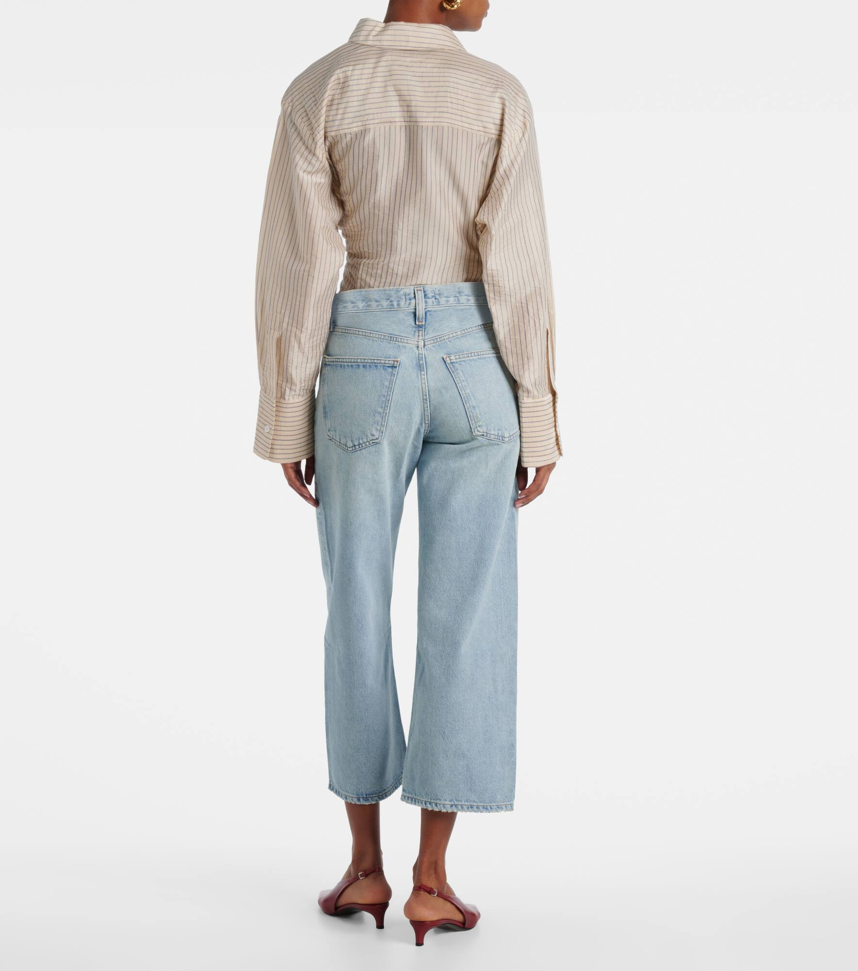 Arc cropped mid-rise wide-leg jeans - 3