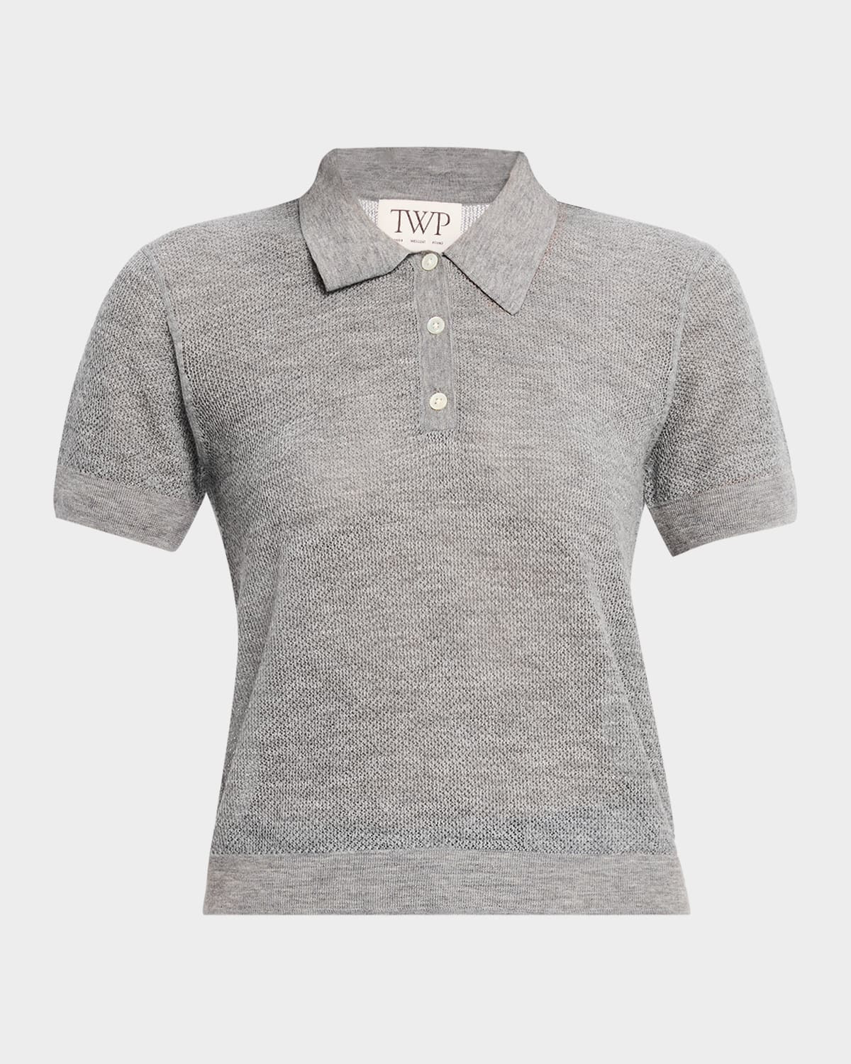Gauze Cashmere Polo - 1