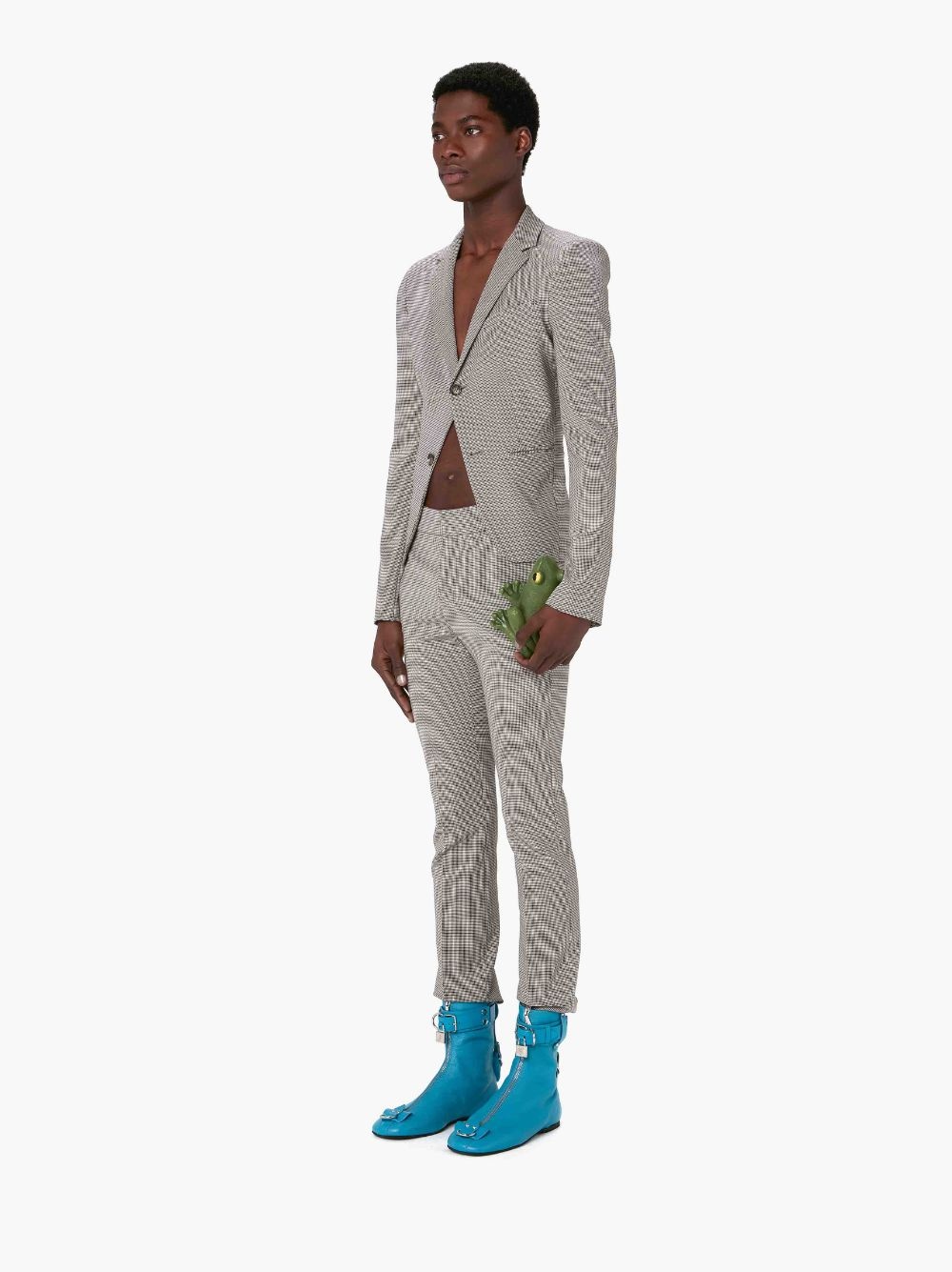 SHRUNKEN SINGLE-BREASTED BLAZER - 4