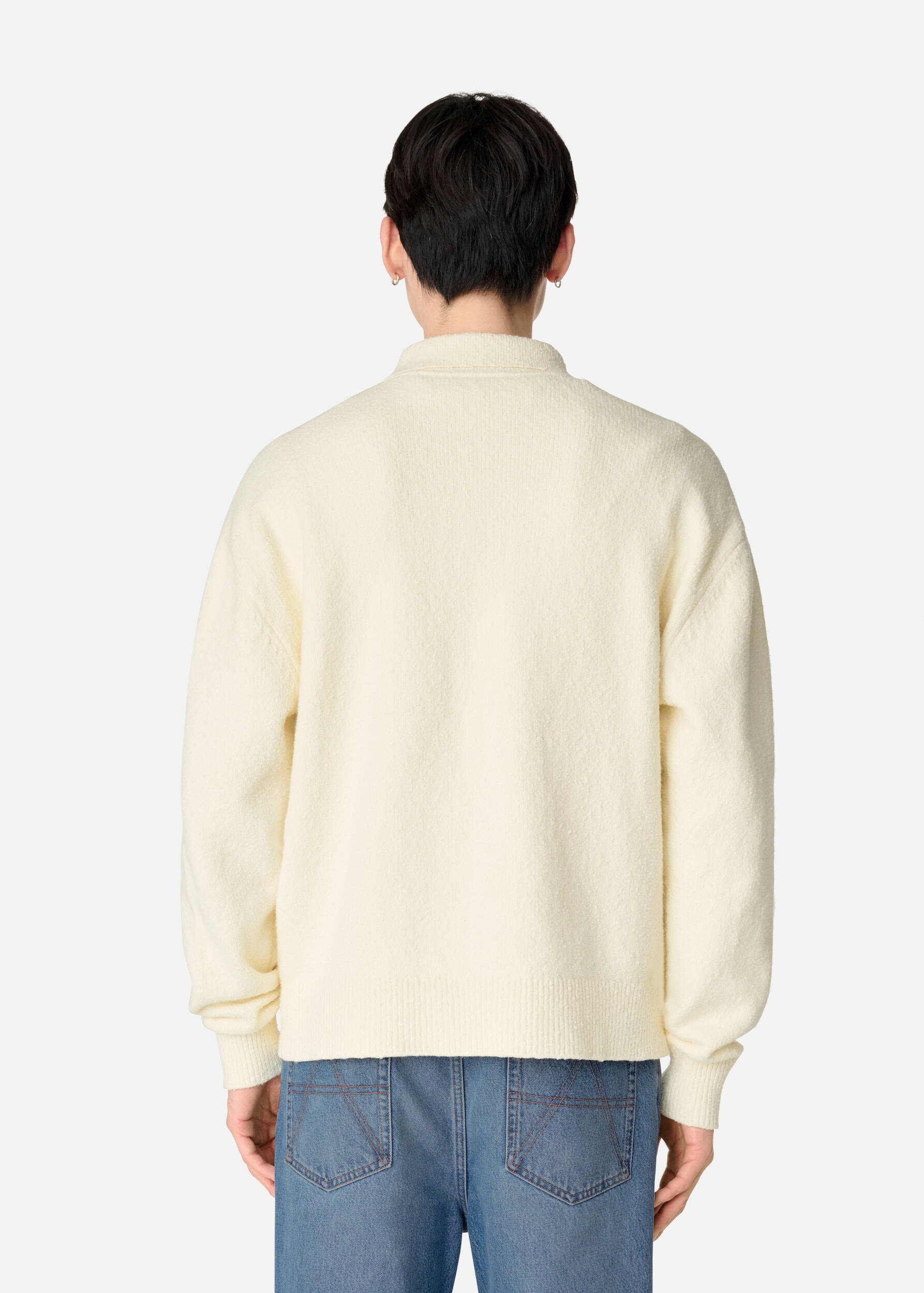 Scribble Polo Sweater - 3