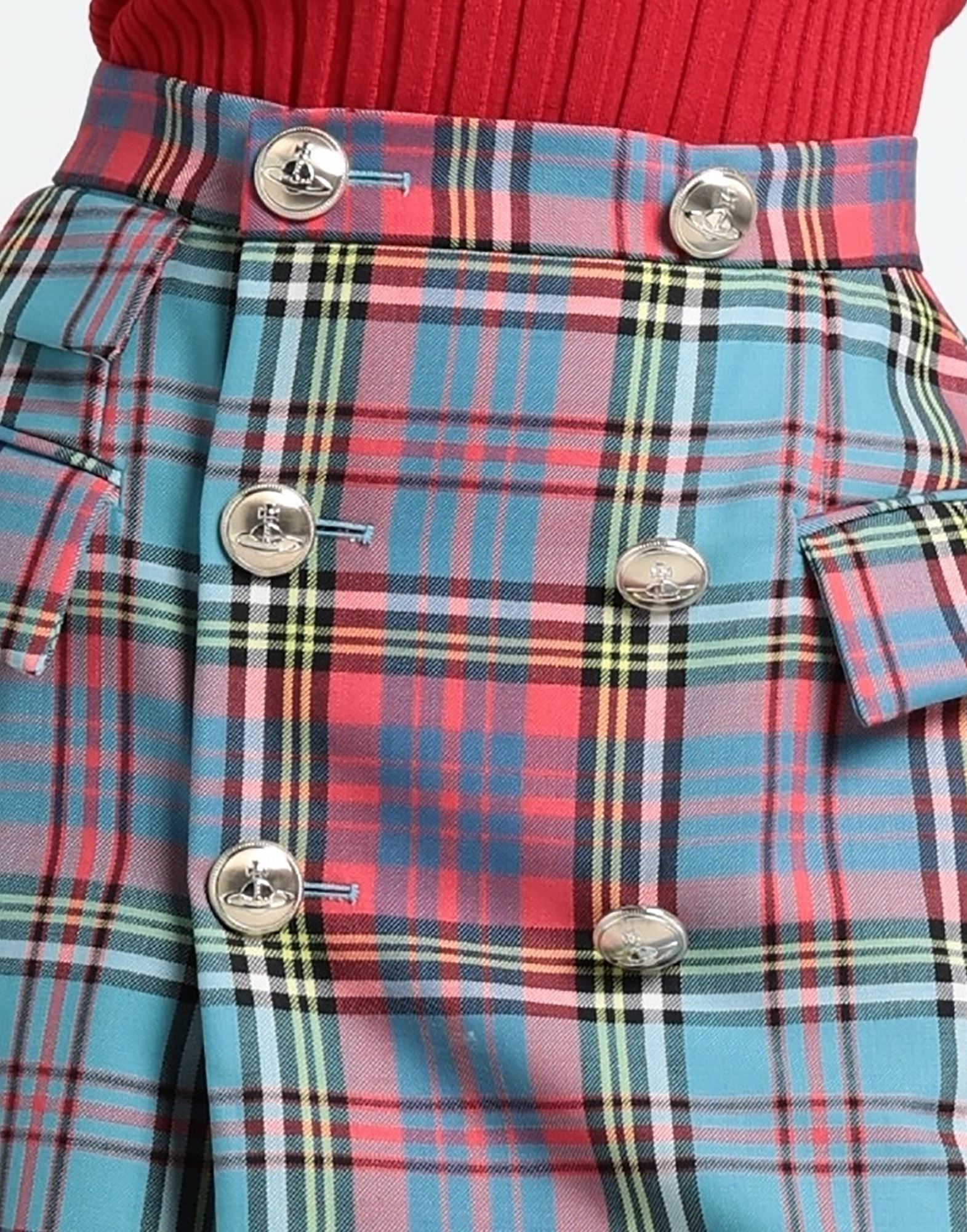 Slate blue Women's Mini Skirt - 4