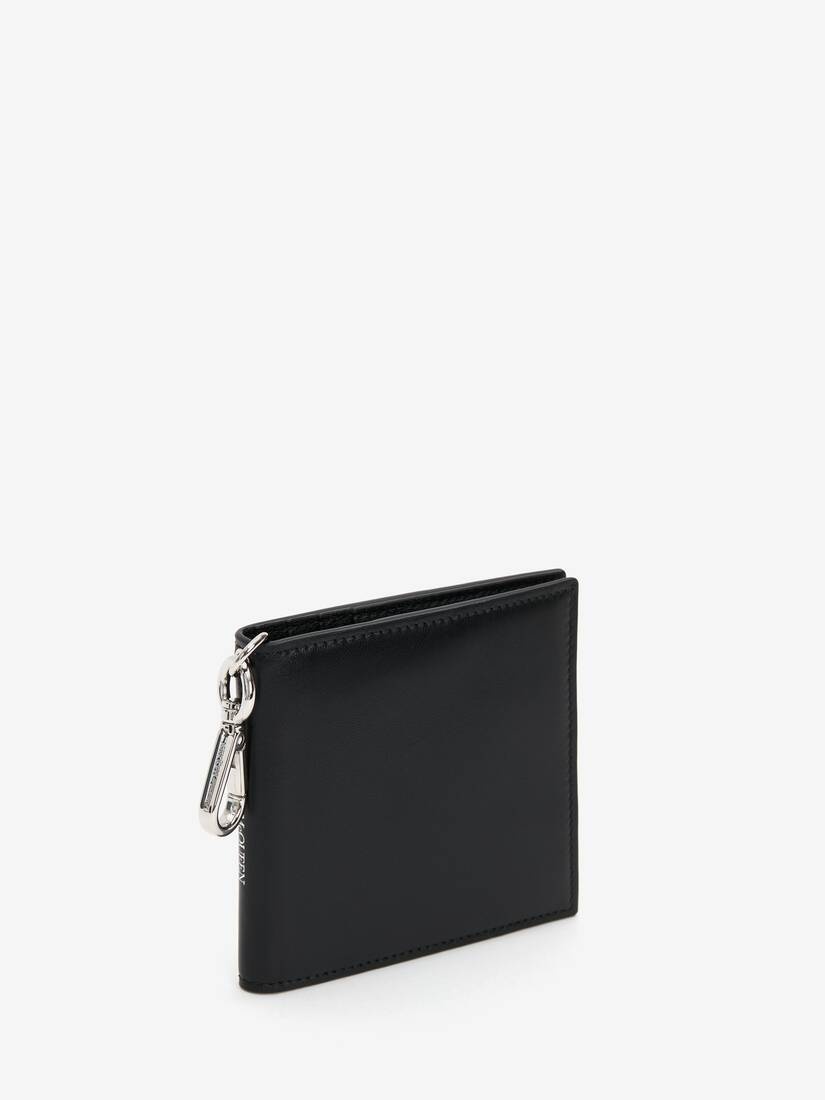 Men's Leather Card Holder in Black - 2