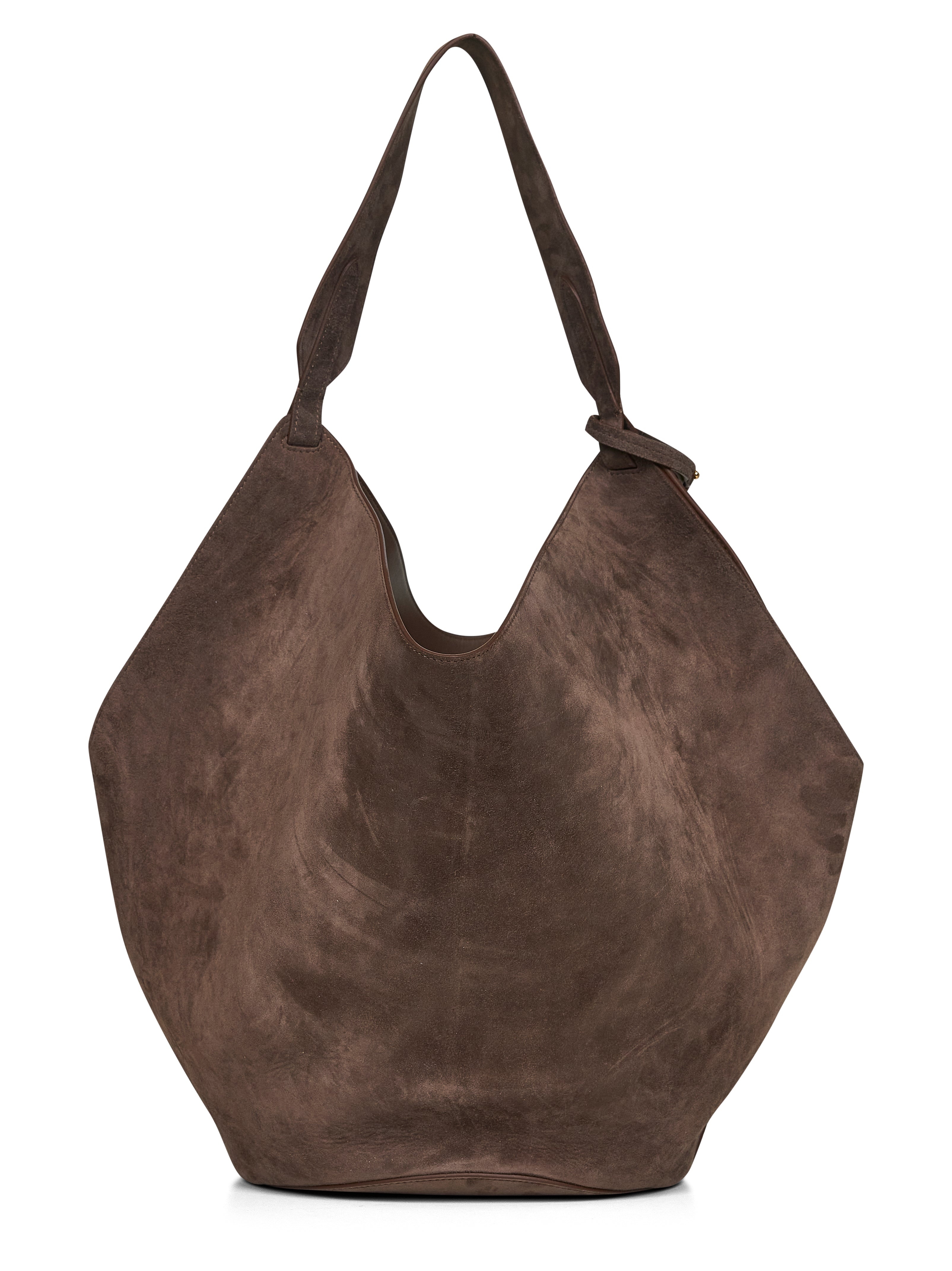 Brown Medium Lotus tote bag - 3