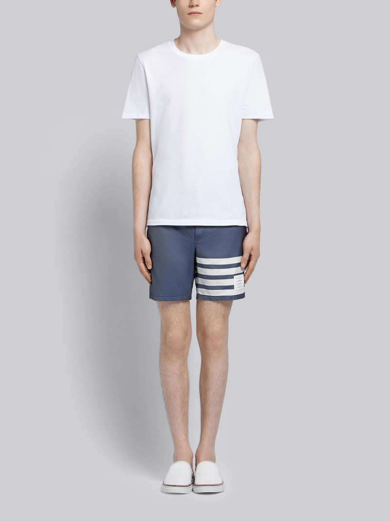 Navy Swim Tech Woven 4-bar Swim Short 4