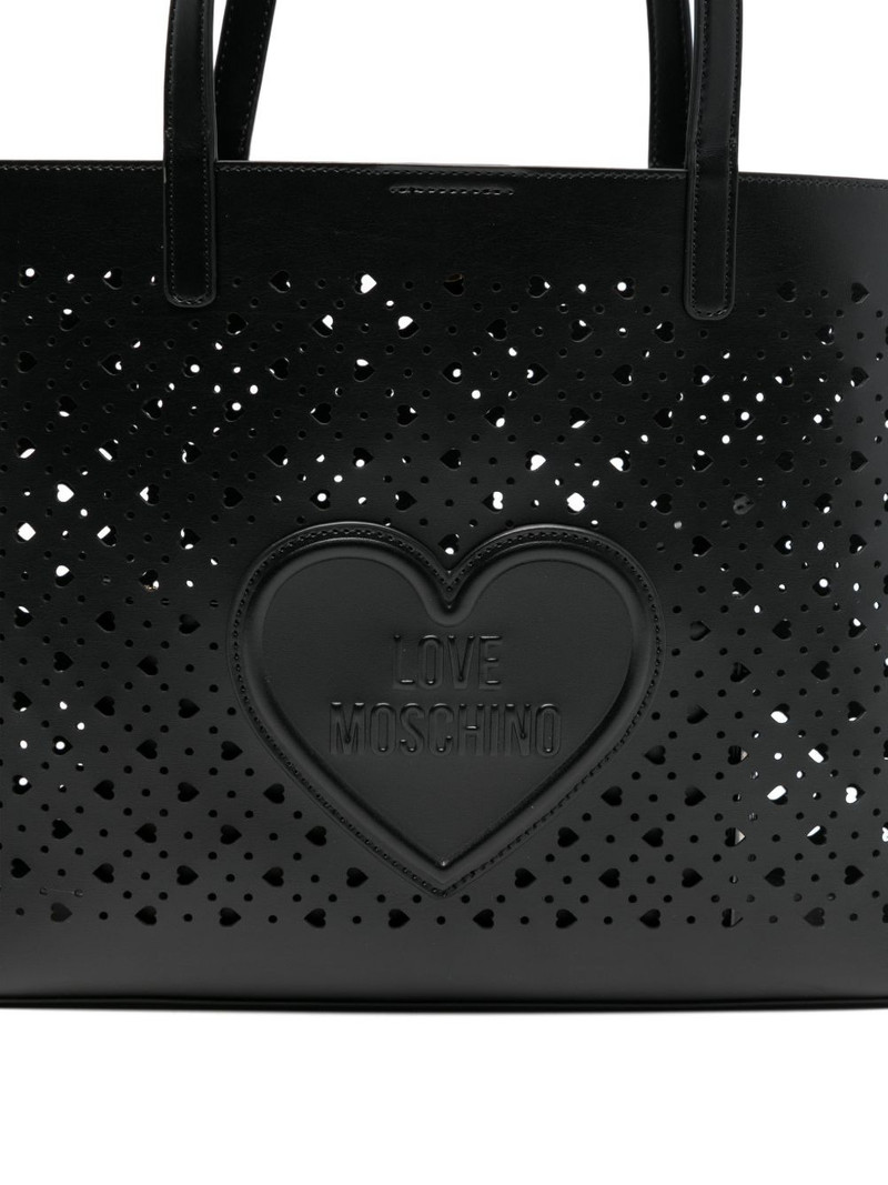 heart cut-out tote bag 3