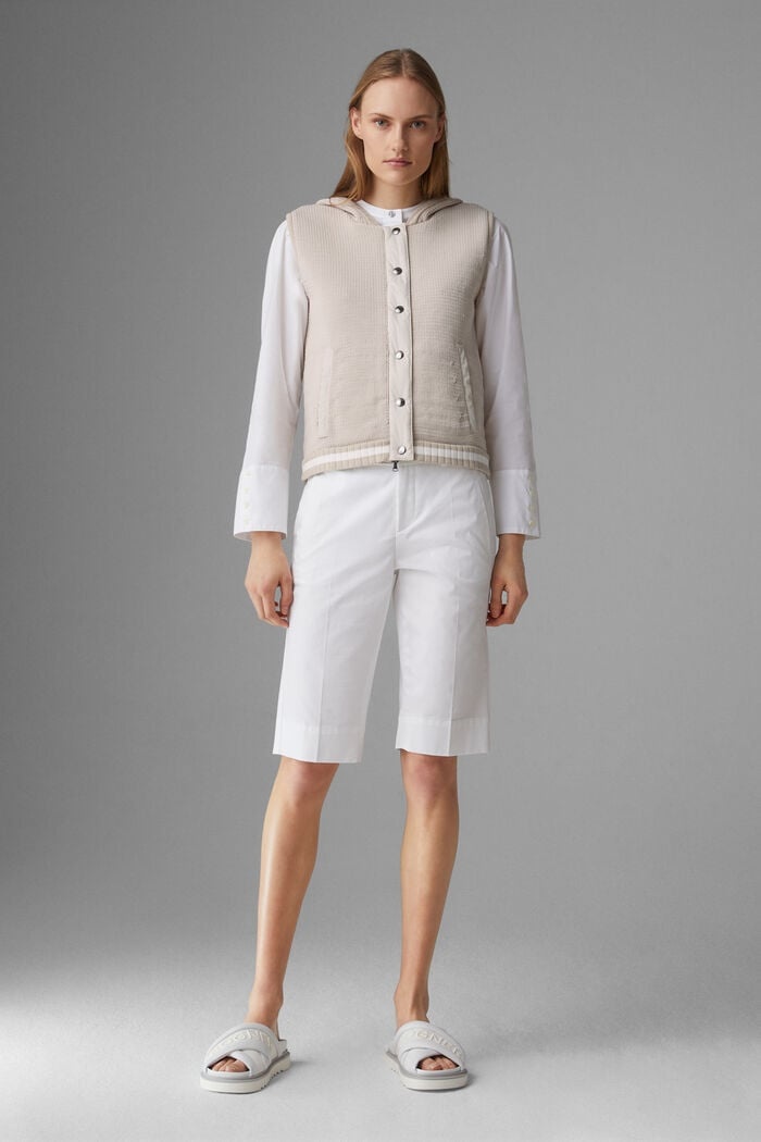 Maxima Knitted waistcoat in Sand - 4