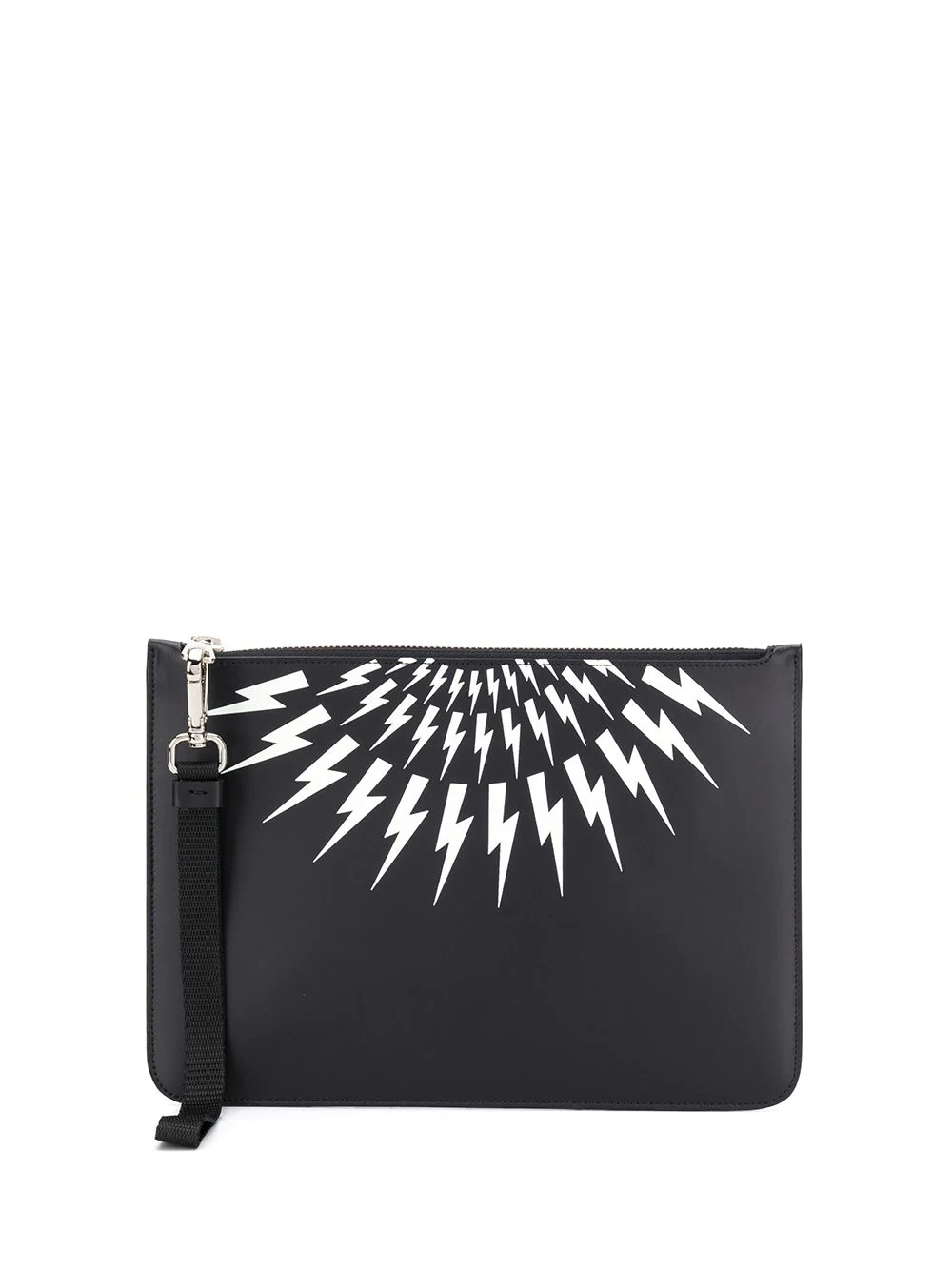 Thunderbolt-print clutch - 1