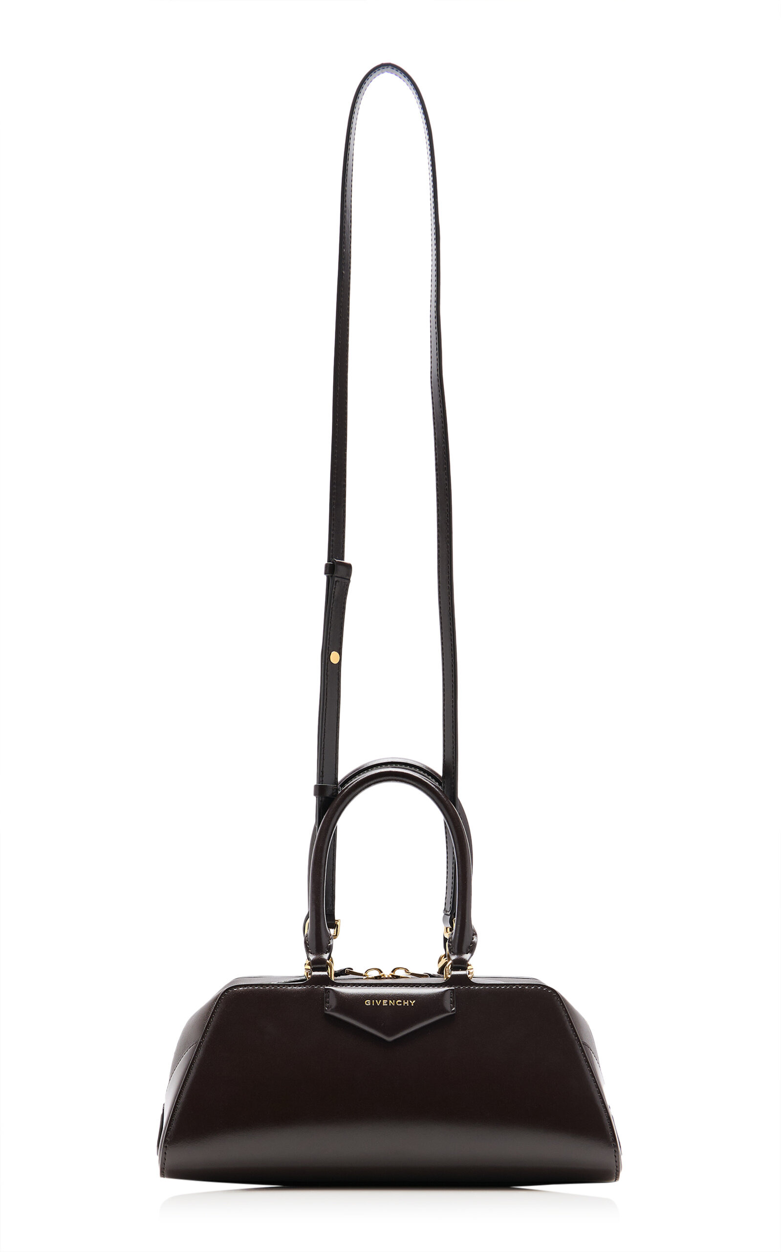Antigona E/W Small Leather Bag brown - 6