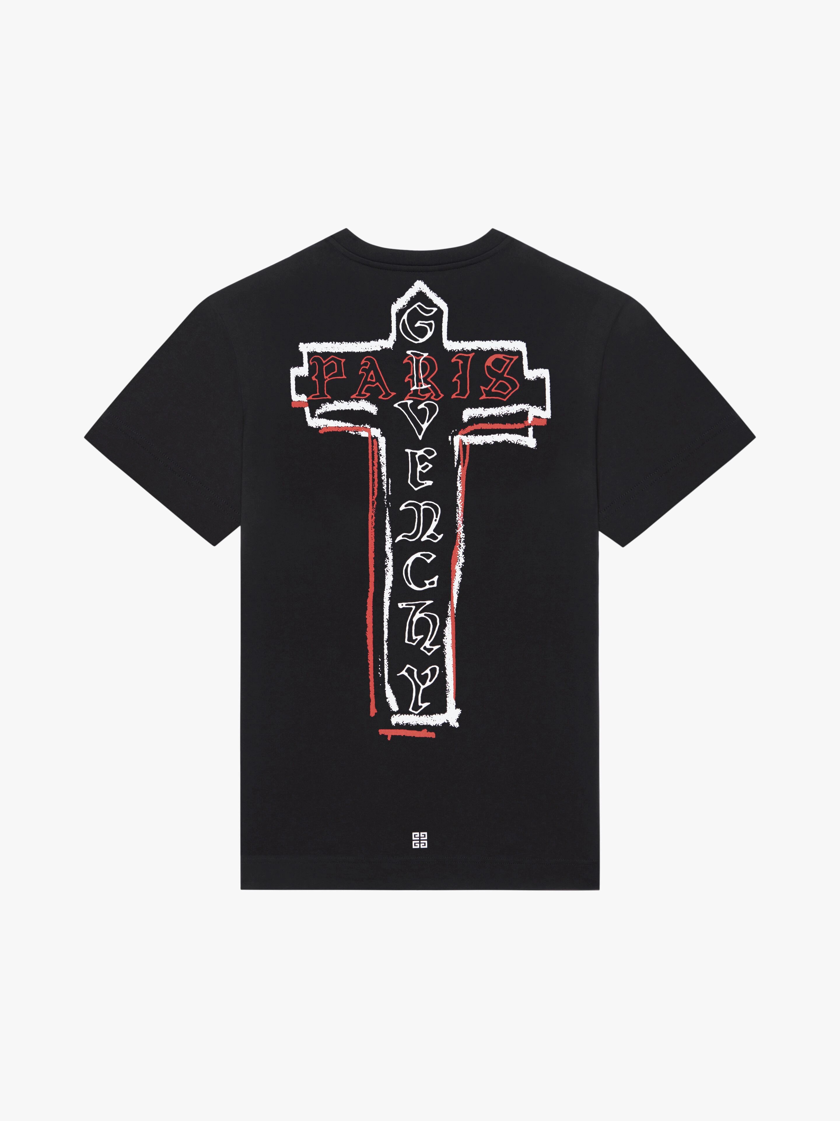 SLIM-FIT GIVENCHY PARIS T-SHIRT IN JERSEY - 5