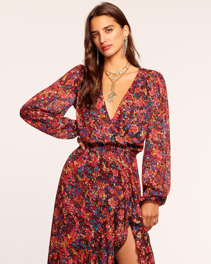 Fatima Long Sleeve Midi Dress 1
