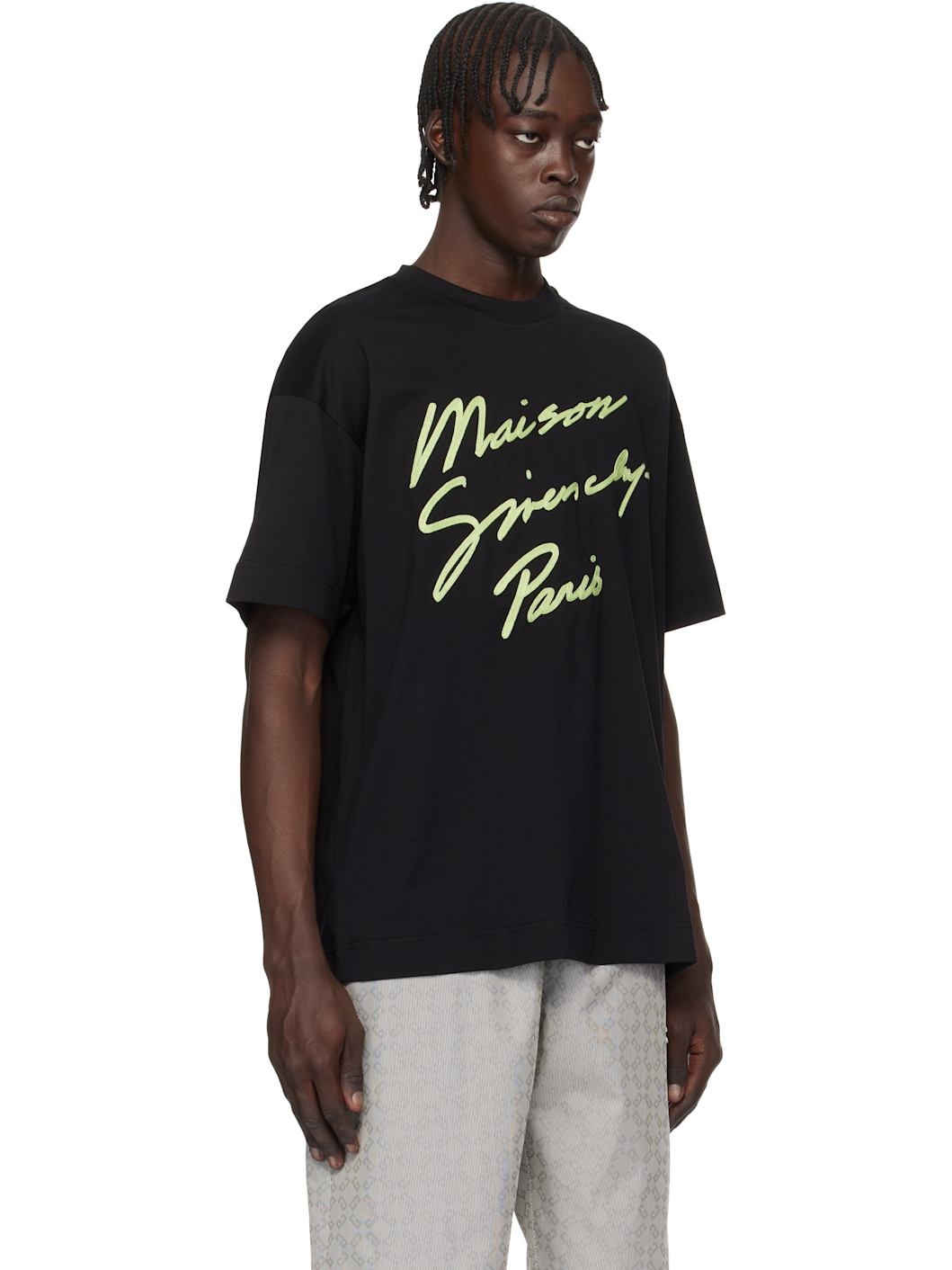 Black Maison 'GIVENCHY' T-shirt - 2