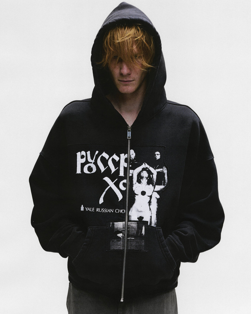 RUSSIAN CHORUS ZIP HOODIE 3