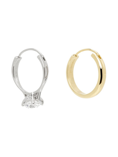 VETEMENTS Silver & Gold Wedding Earrings outlook