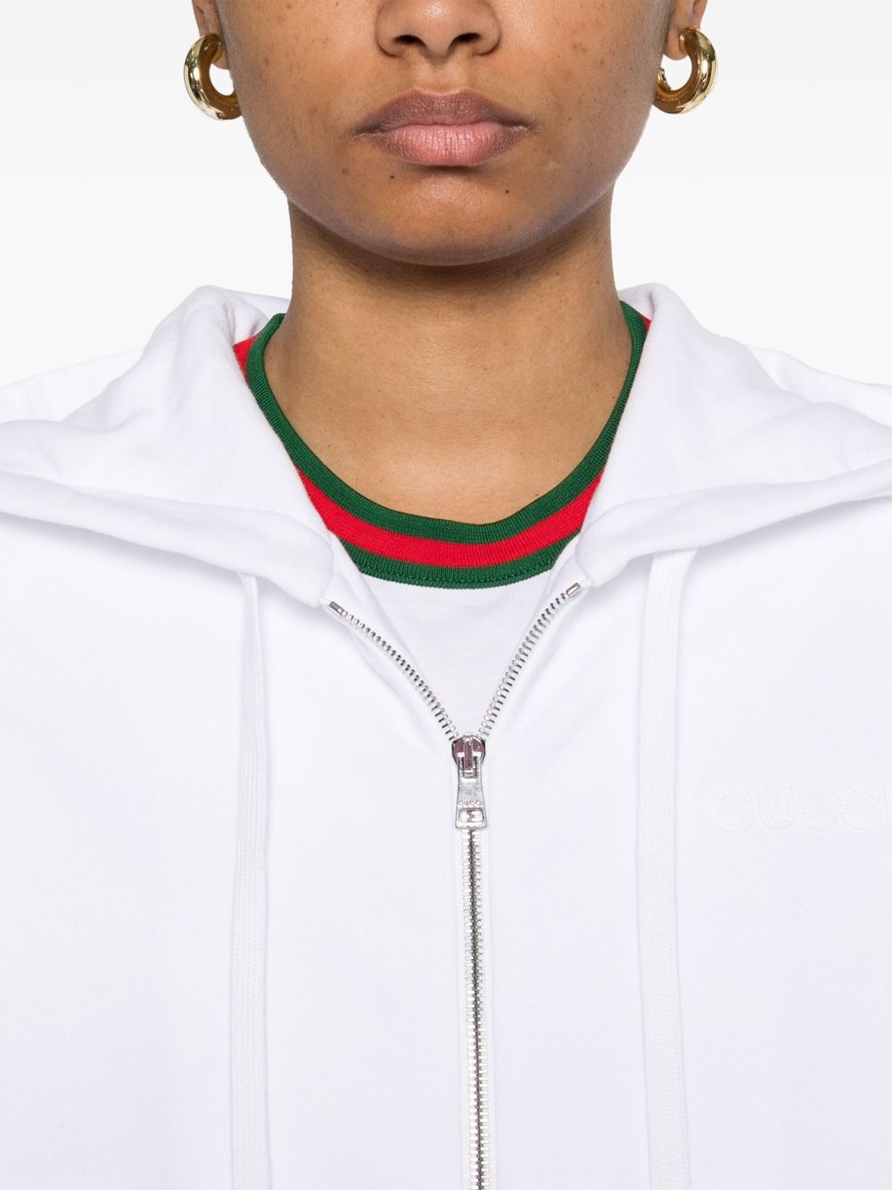 Web-stripe hoodie - 5