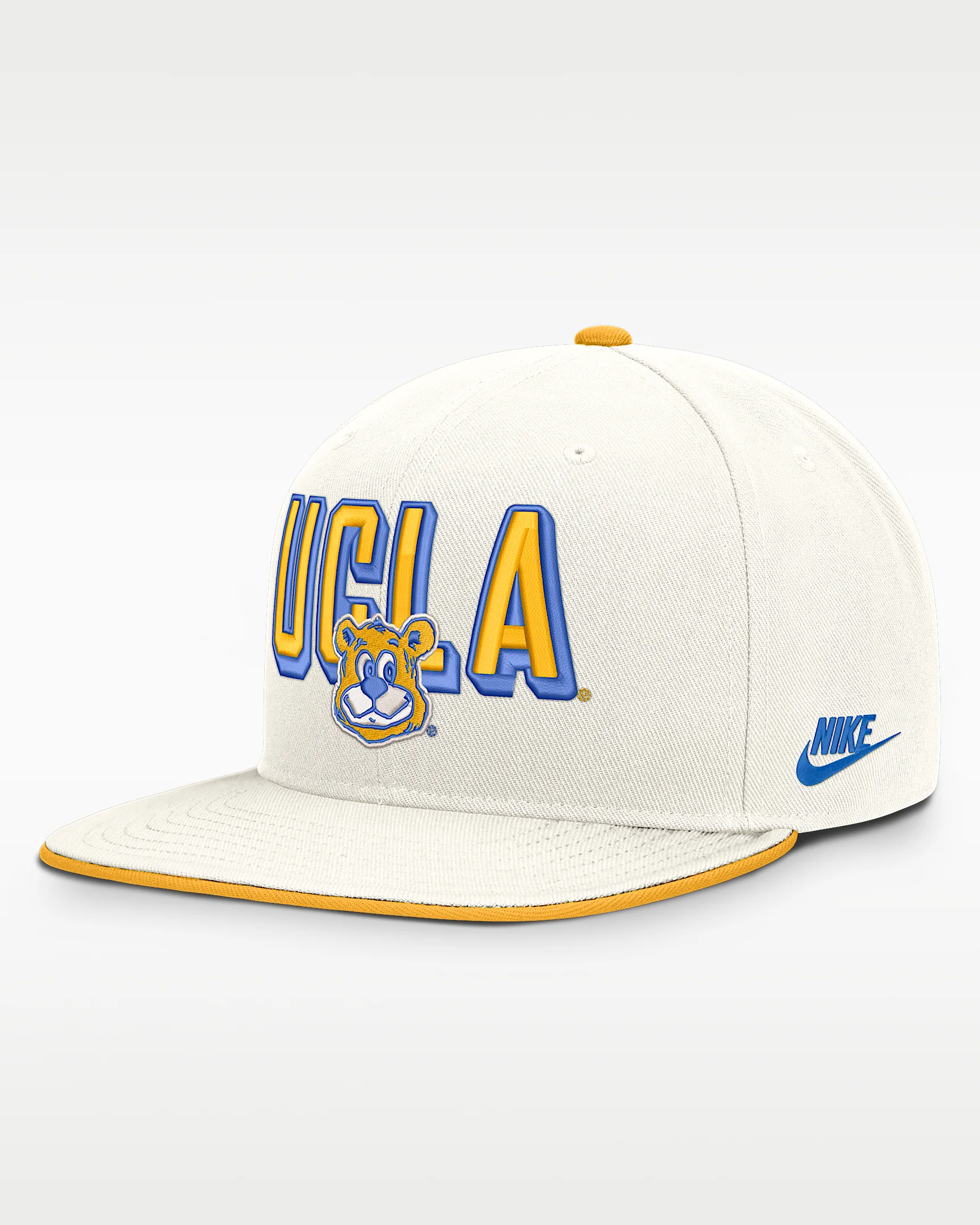 UCLA Legacy Letter & Mascot Pro Men's Nike Dri-FIT College Adjustable Hat - 1
